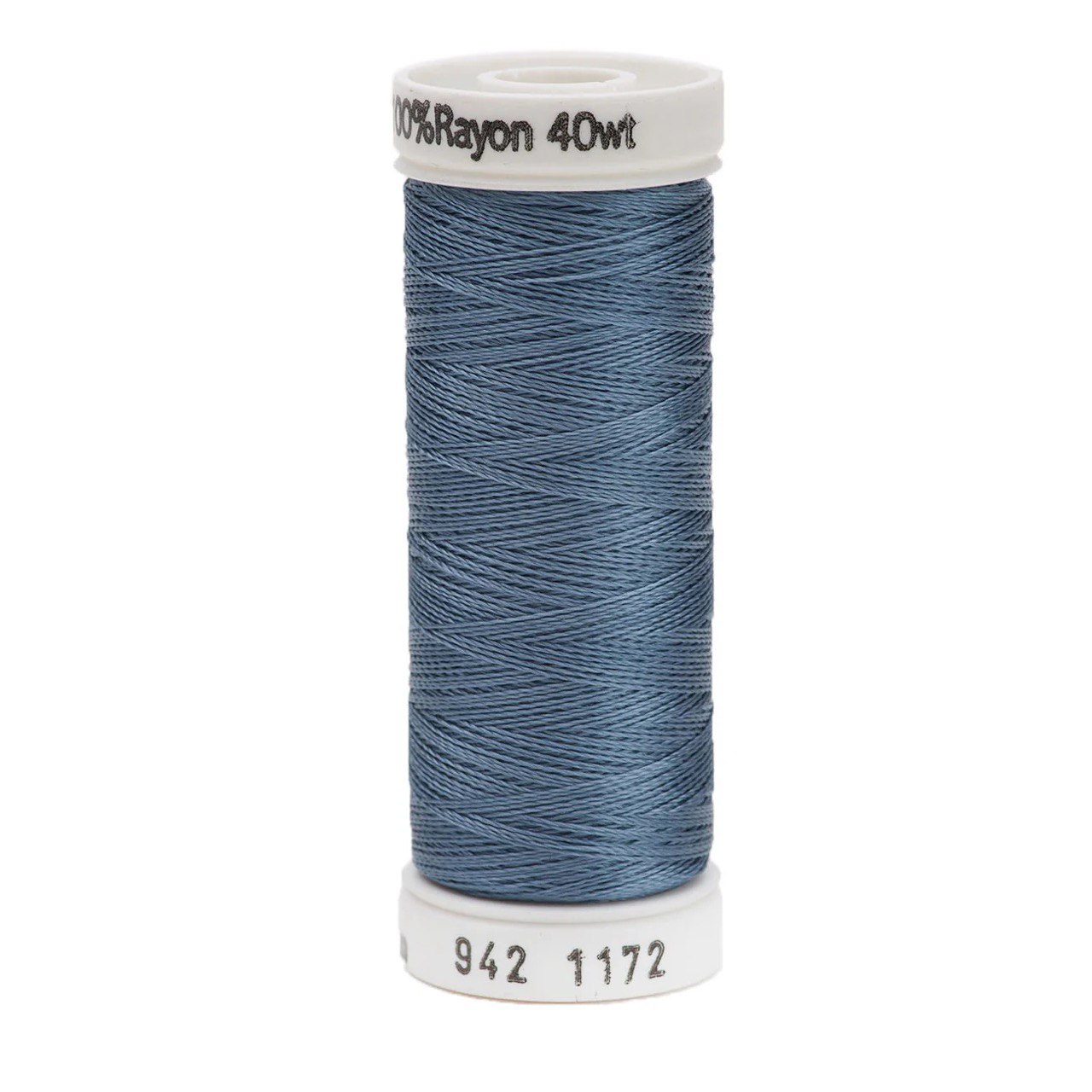 Rayon 40 wt Thread 250yds Medium Weathered Blue 1172