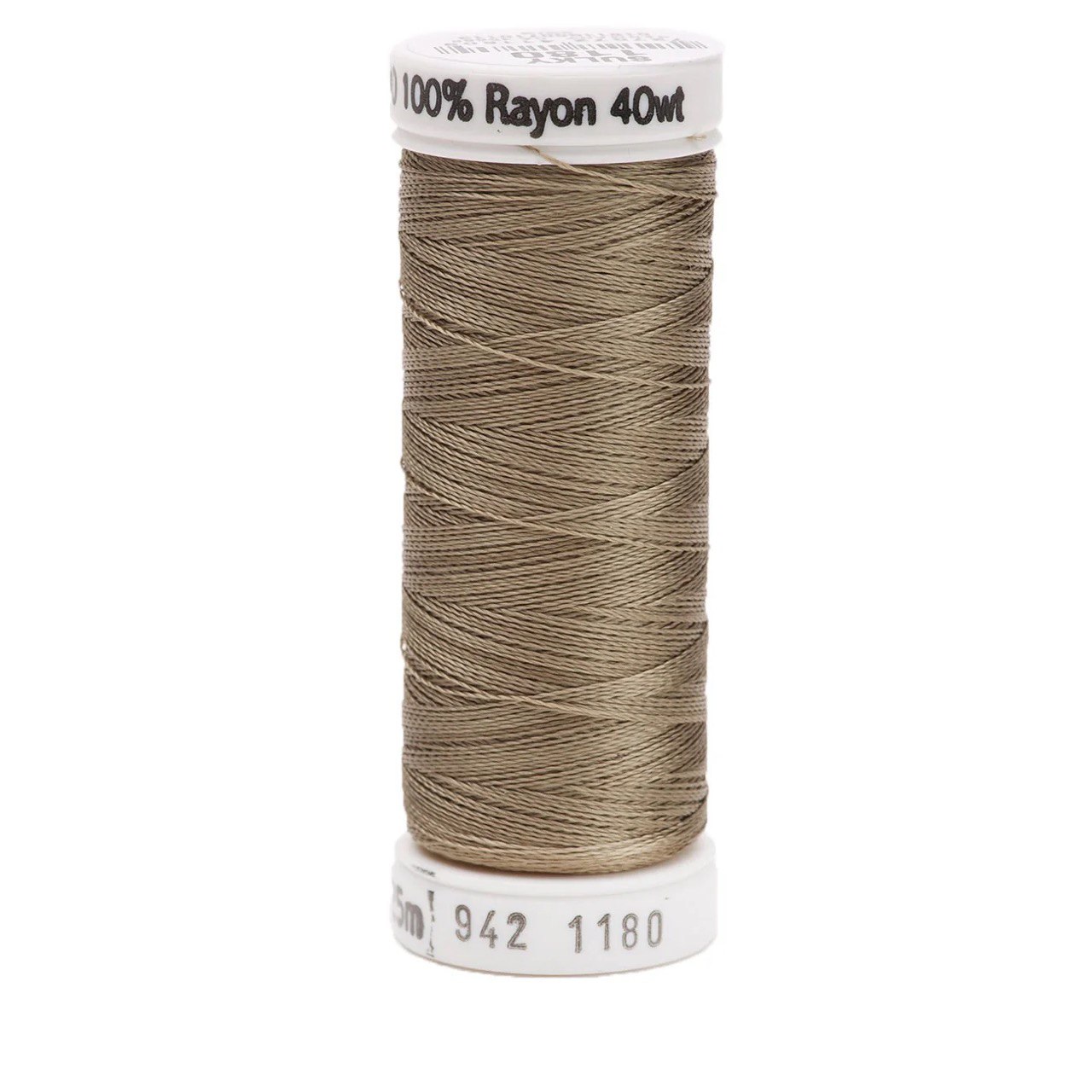 Rayon 40 wt Thread 250yds Medium Taupe 1180
