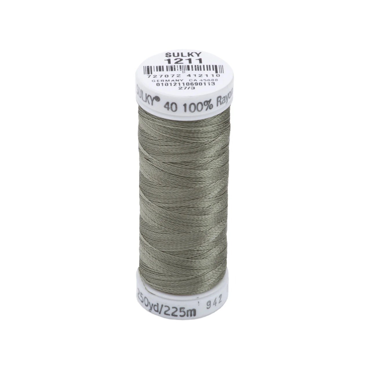 Rayon 40 wt Thread 250yds Light Khaki 1211