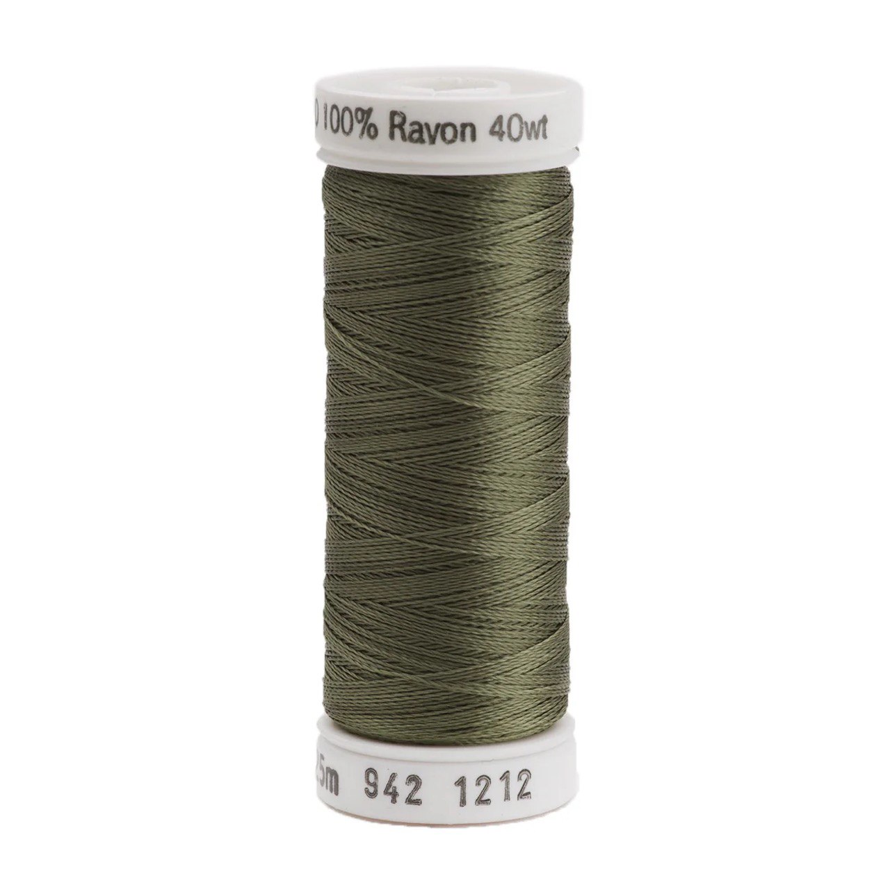 Rayon 40 wt Thread 250yds Khaki 1212