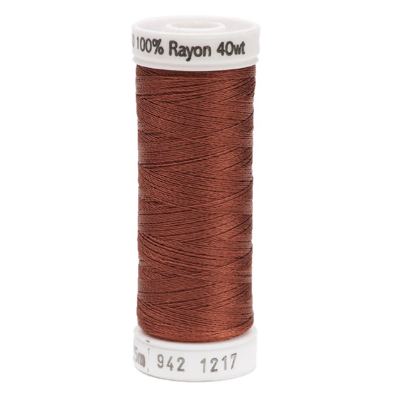 Rayon 40wt Thread 250yd Chestnut 1217