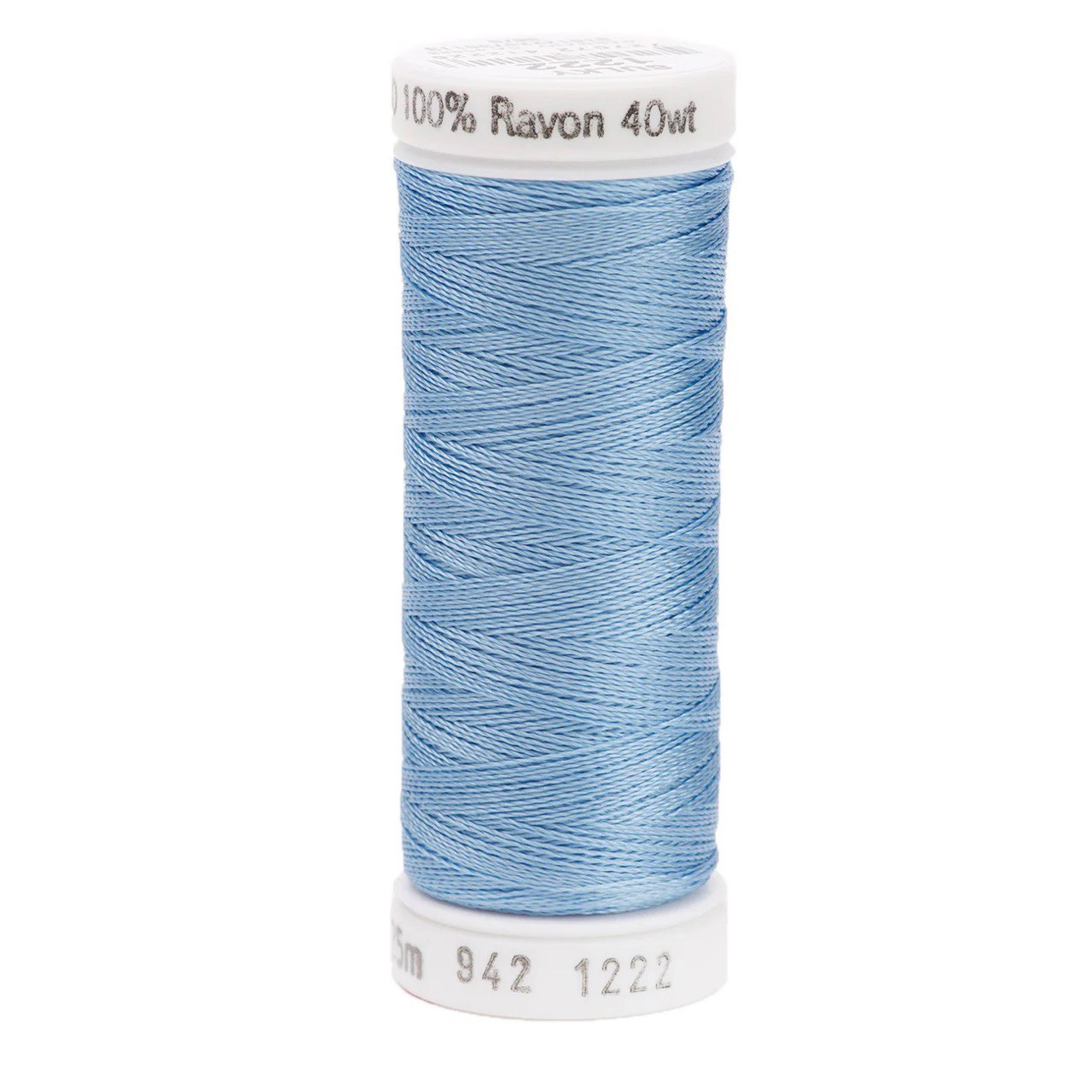 Rayon 40 wt Thread 250yds Light Baby Blue 1222