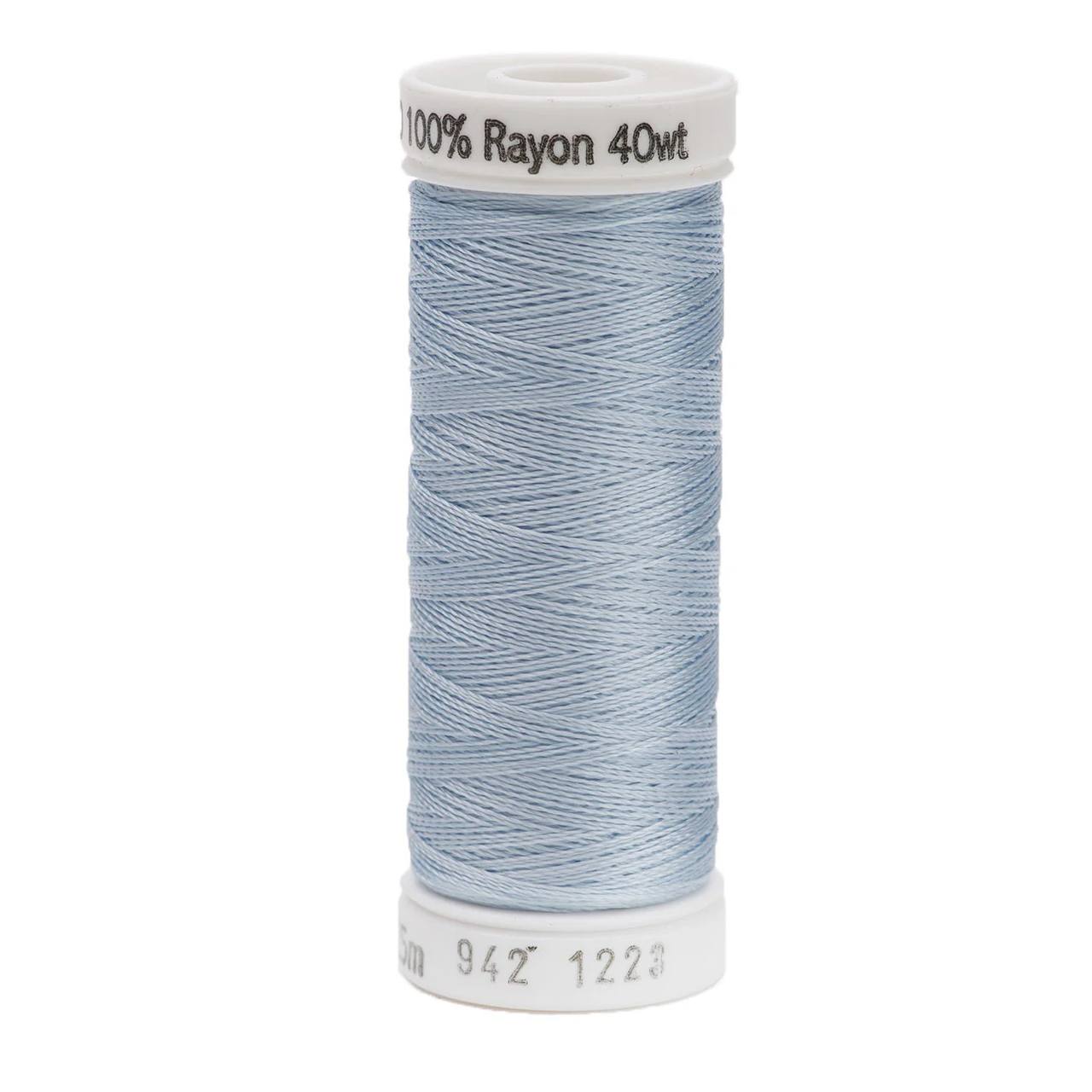 Rayon 40 wt Thread 250yds baby Blue Tint 1223