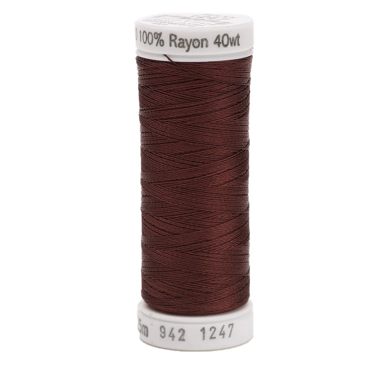 Rayon 40 wt Thread 250yds Mahogany 1247