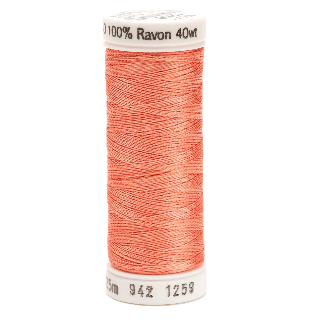 Rayon 40 wt Thread 250yds Salmon Peach 1259
