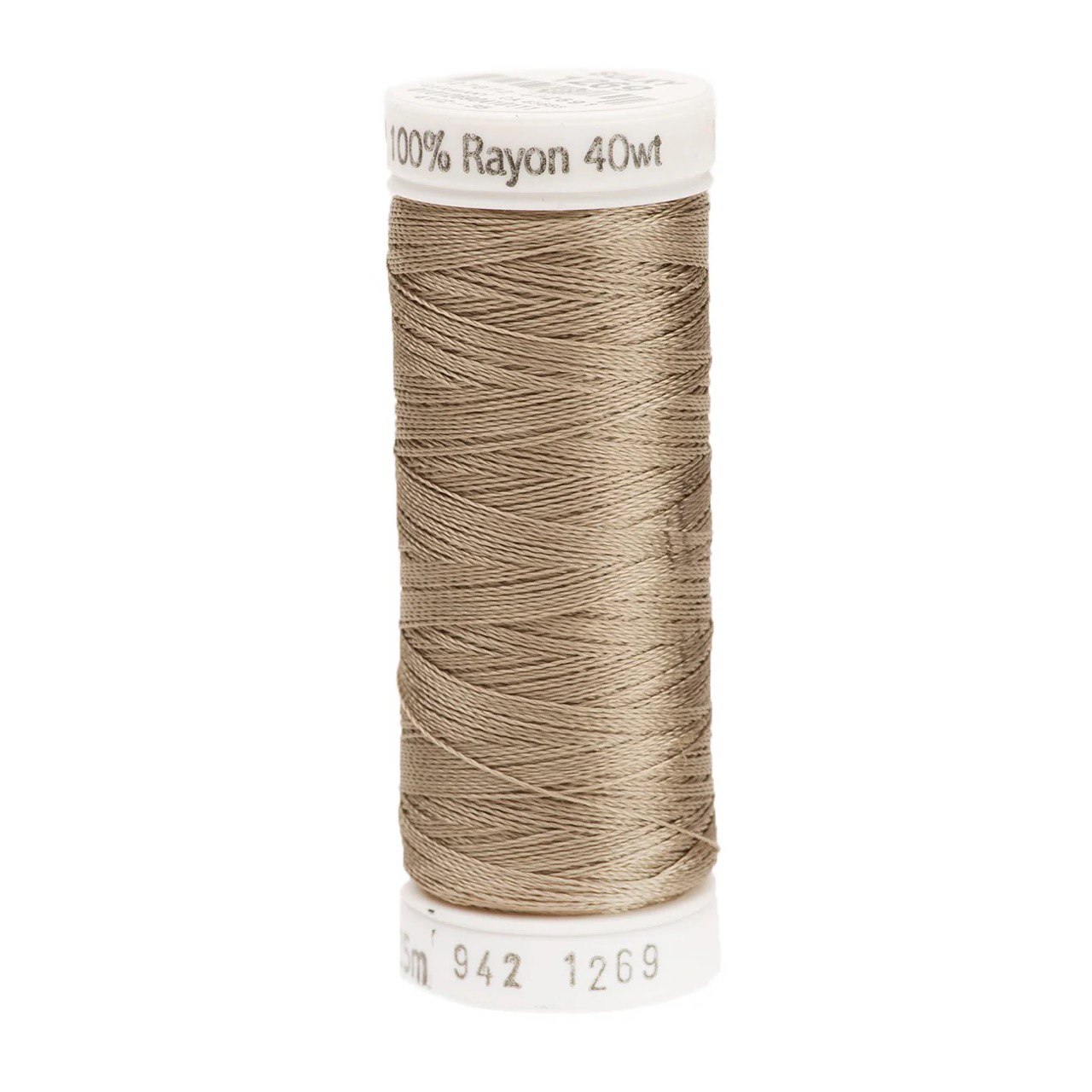 Rayon 40wt Thread 250yd Mushroom Brown 1269