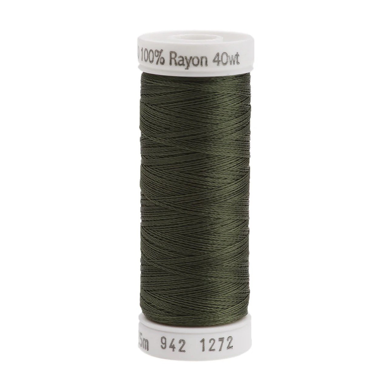 Rayon 40 wt Thread 250yds Hedge Green 1272