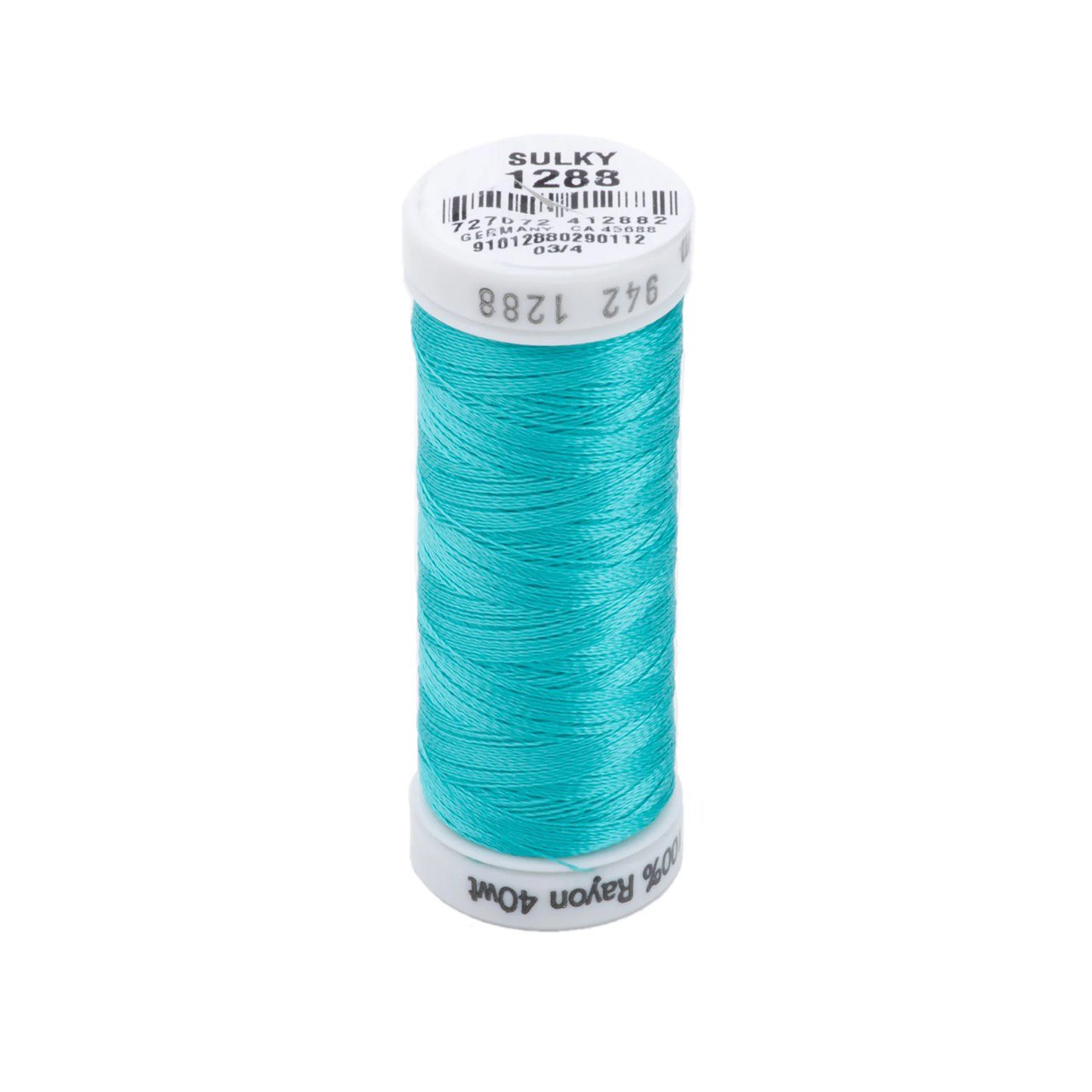 Rayon 40wt Thread 250yd Aqua 1288