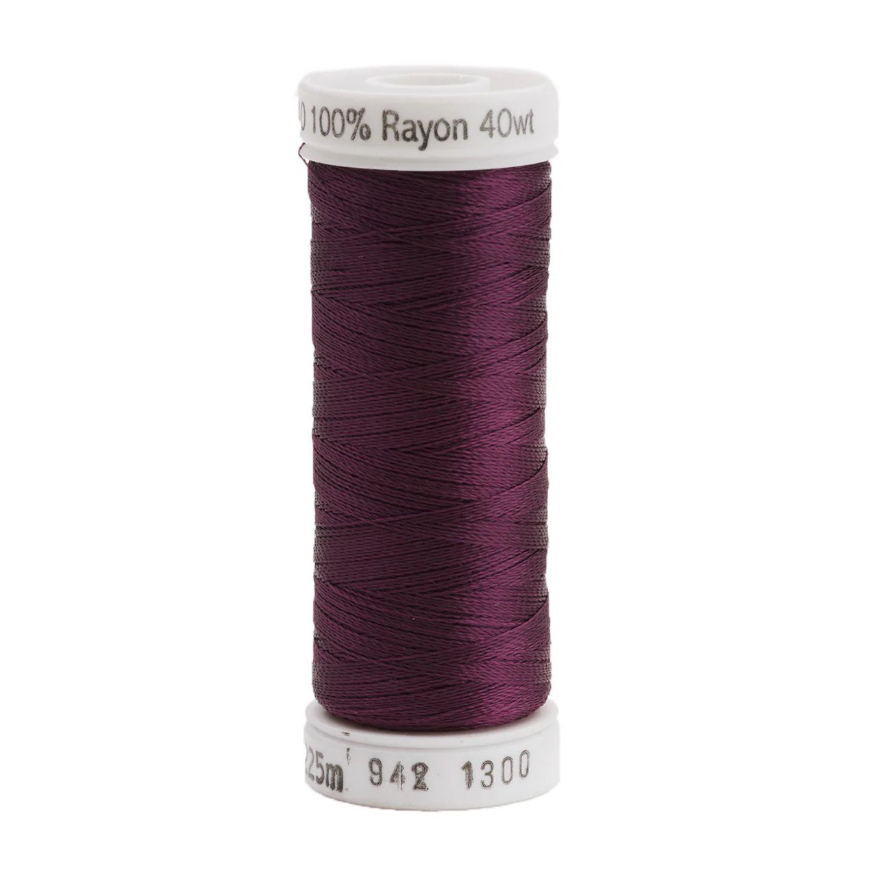Rayon 40wt Thread 250yd Plum 1300