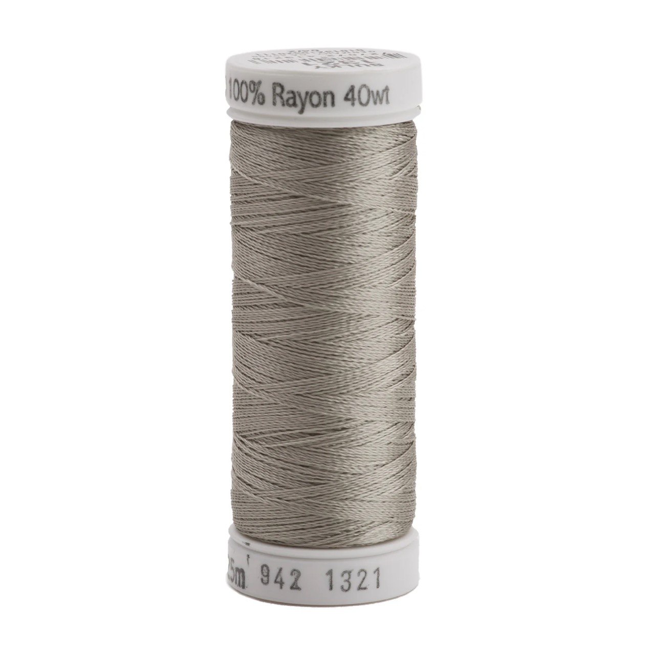 Rayon 40 wt Thread 250yds Gray Khaki 1321