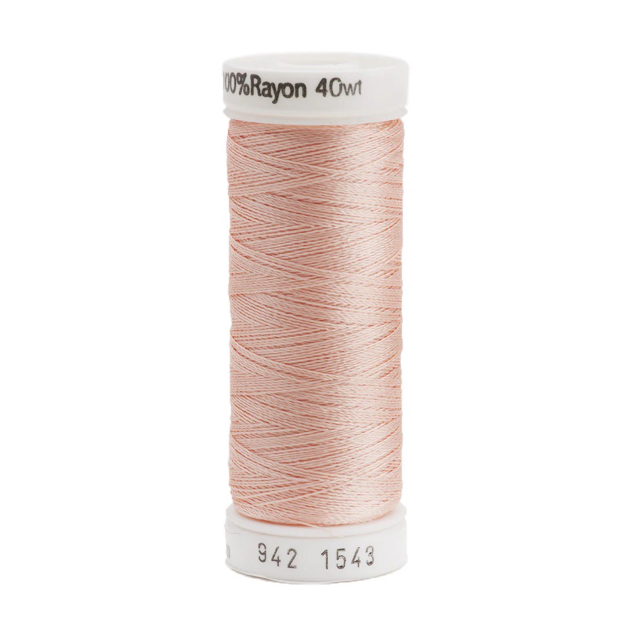 Rayon 40wt Thread 250yd Peach Fluff 1543