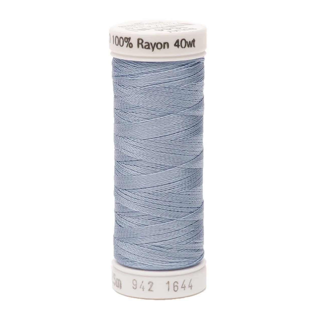 Rayon 40wt Thread 250yd Caribbean Mist White 1644