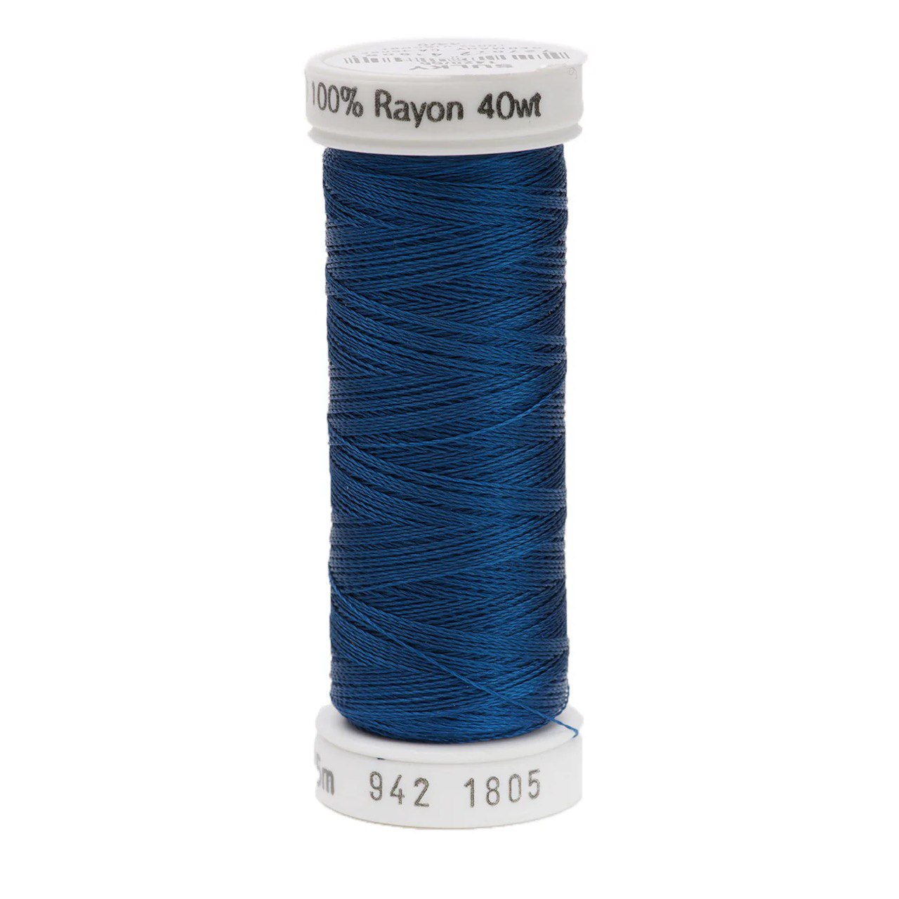 Rayon 40wt Thread 250yds Ocean View Blue 1805