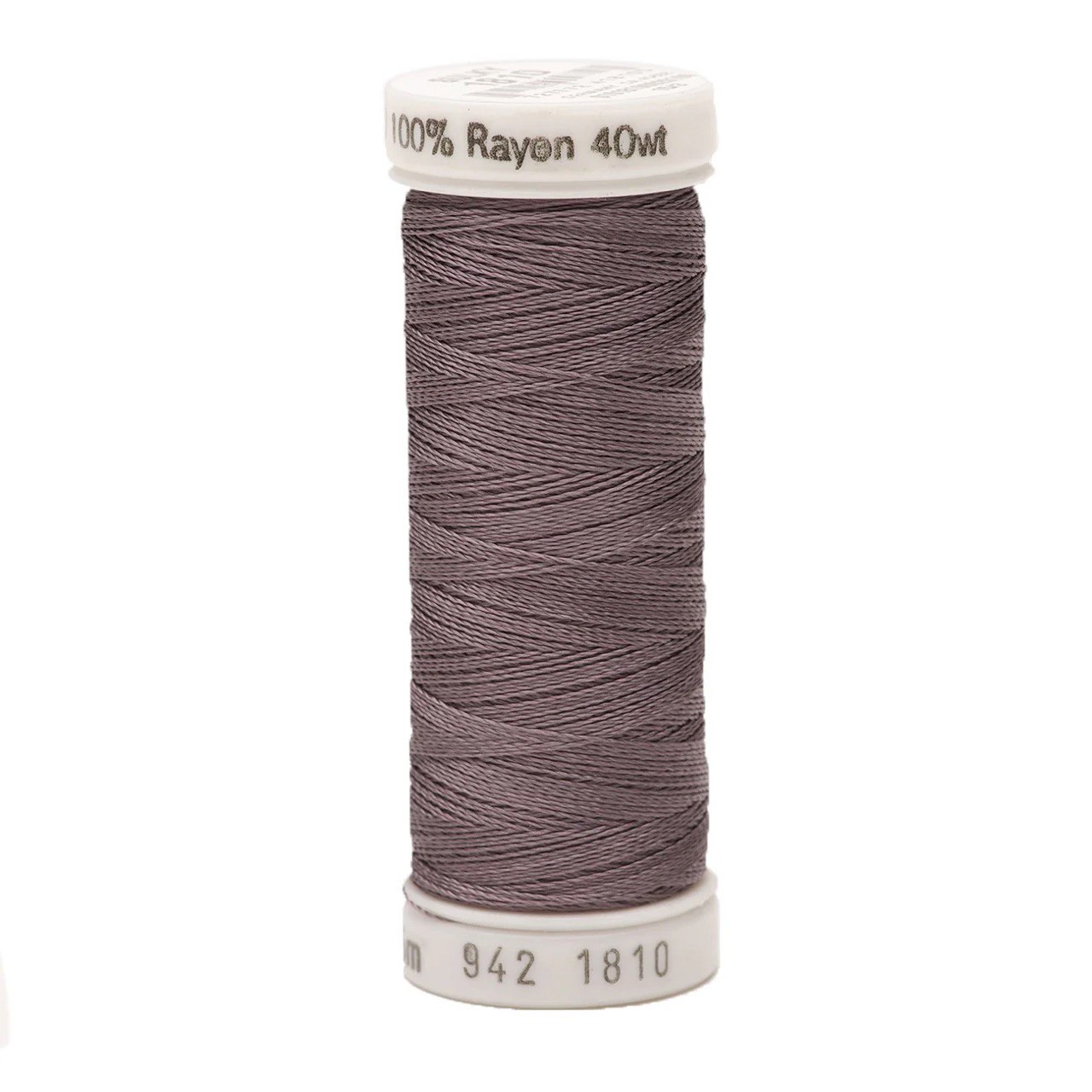 Rayon 40wt Thread 250yd Wild Mulberry Brown 1810