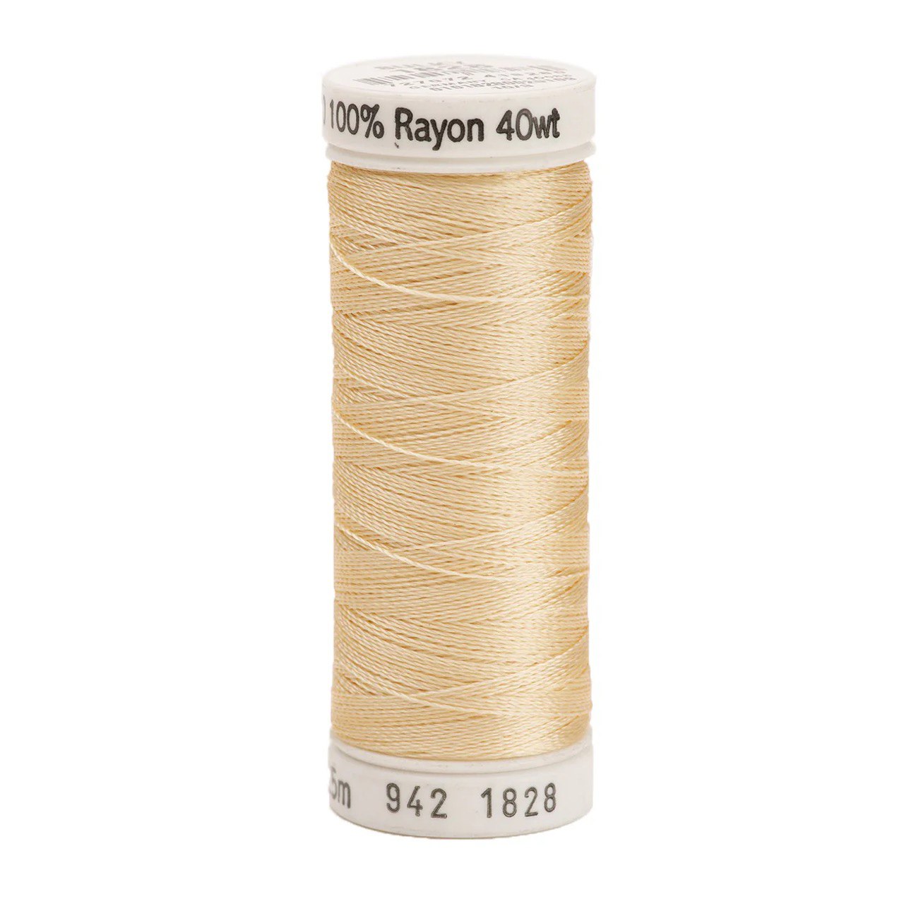 Rayon 40wt Thread 250yds Seashell White 1828