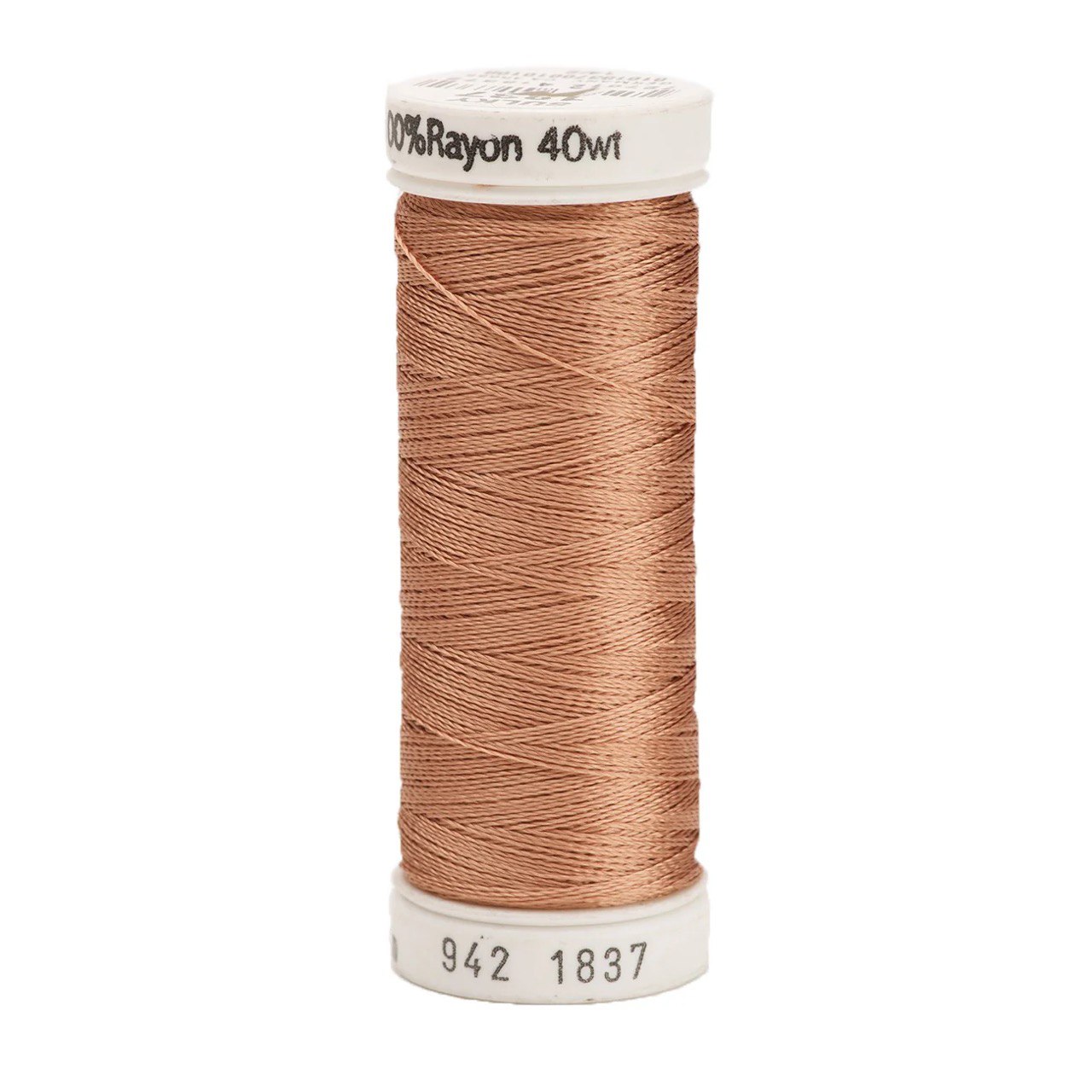 Rayon 40wt Thread 250yds Light Cocoa 1837