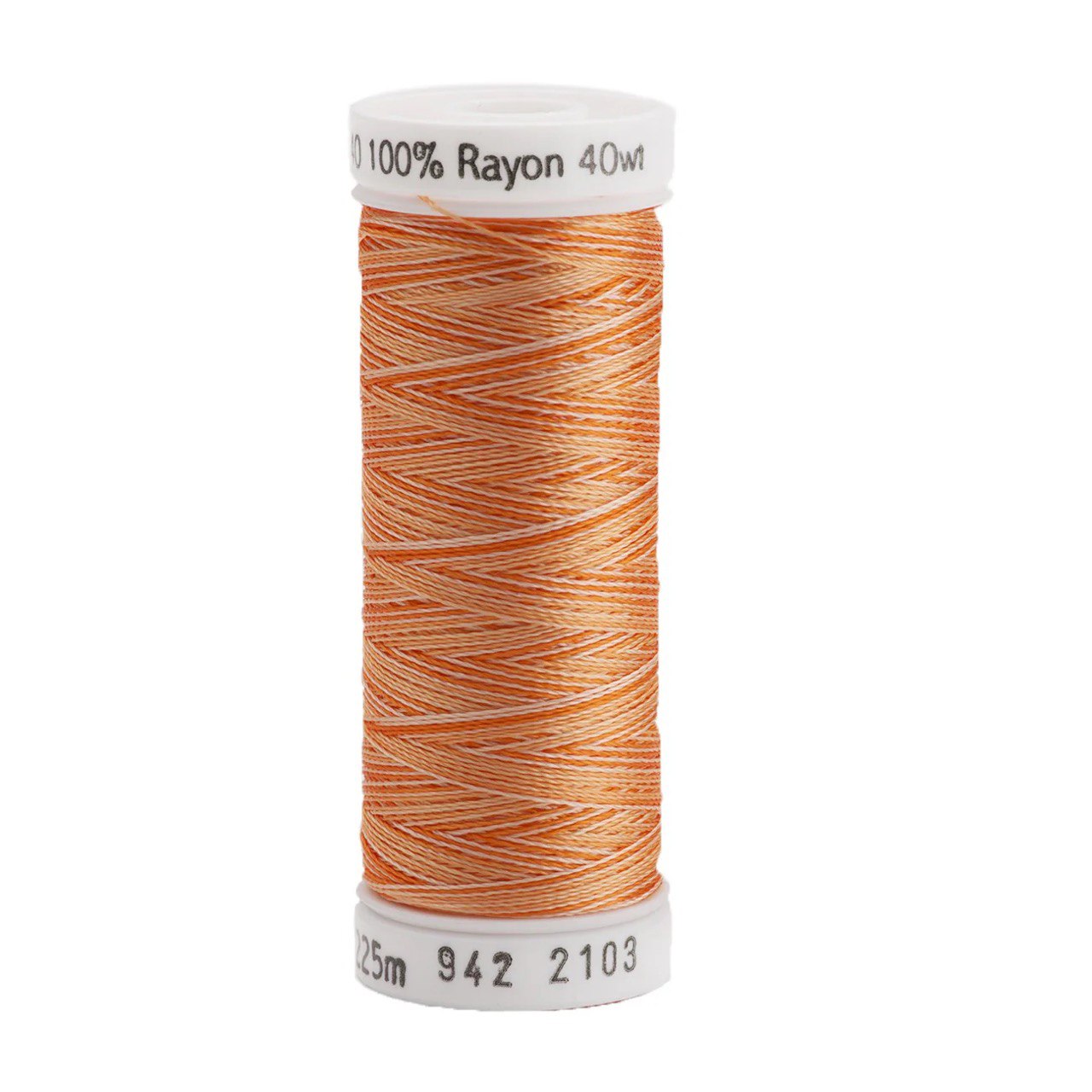 Rayon 40wt Thread 250yd Oranges 2103