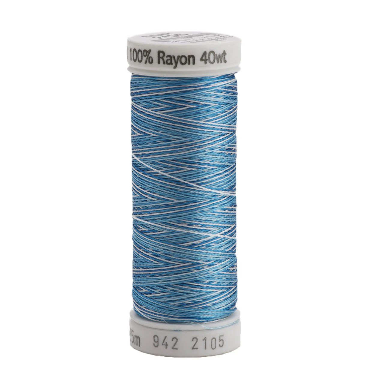 Rayon 40 wt Thread 250yds Teal Blues 2105