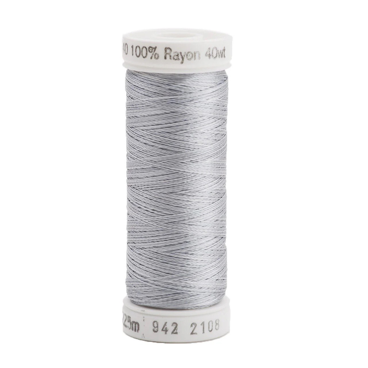 Rayon 40 wt Thread 250yds Grays/Silvers 2108