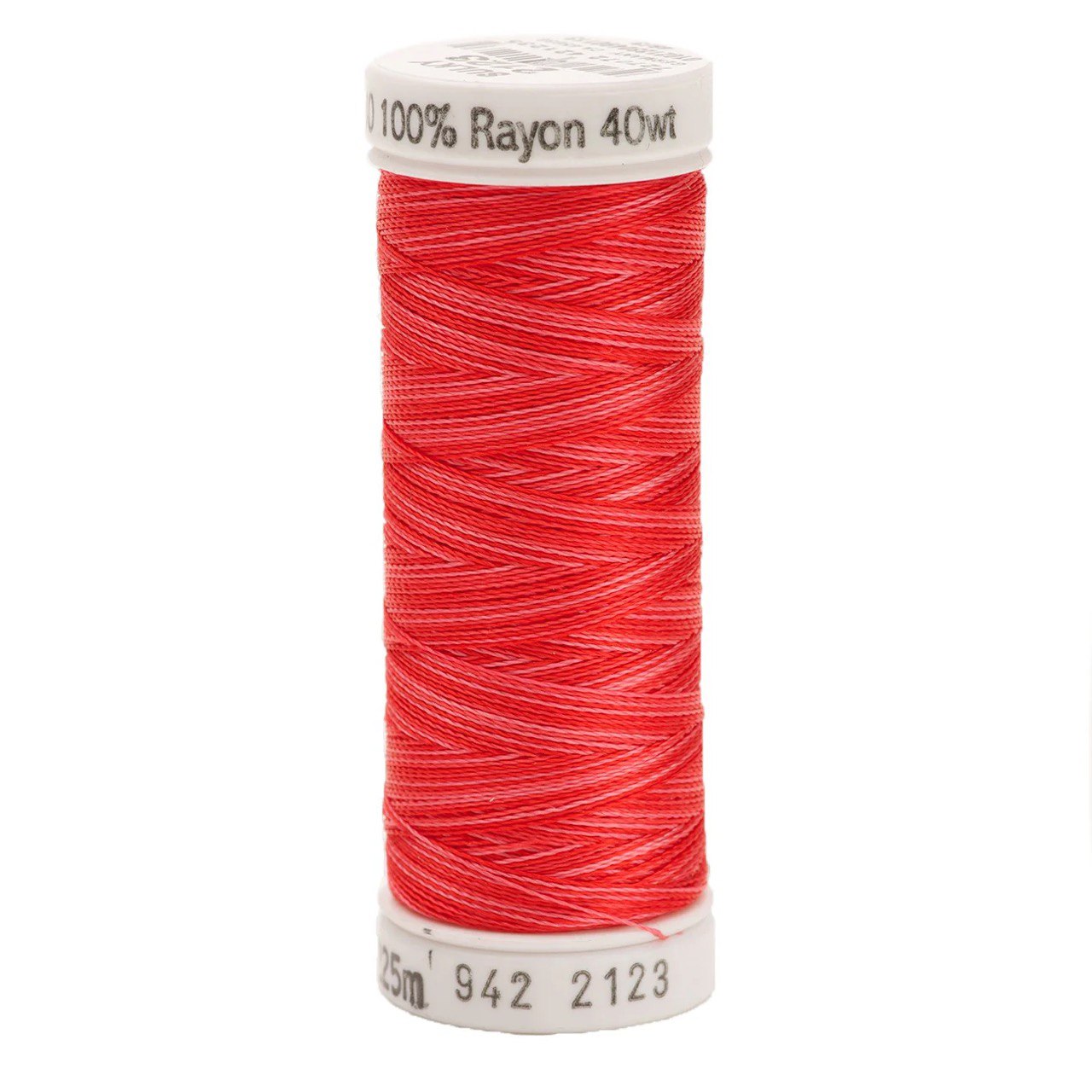 Rayon 40 wt Thread 250yds Reds 2123