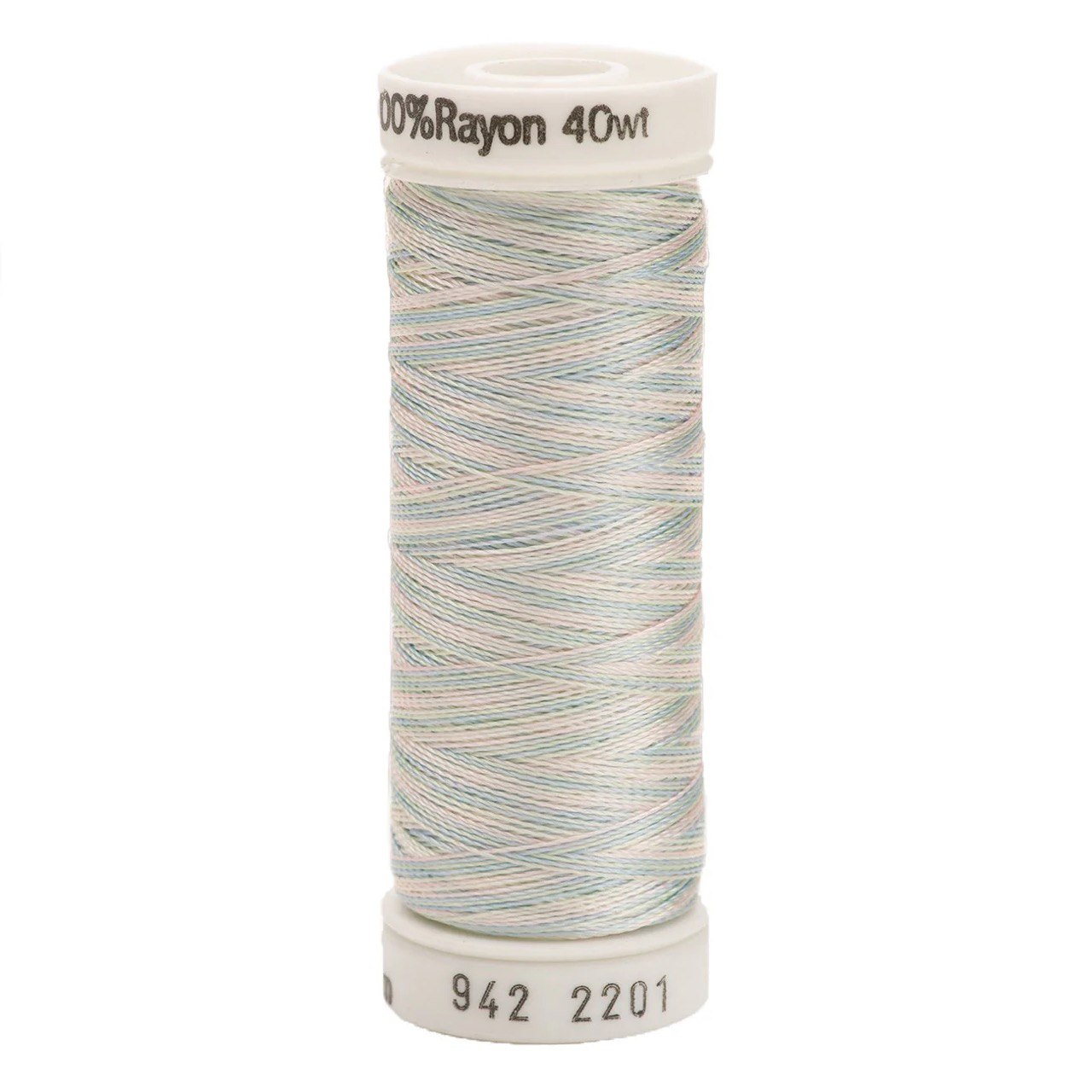 Rayon 40wt Thread 250yd Baby Blue/Pink/Mint 2201