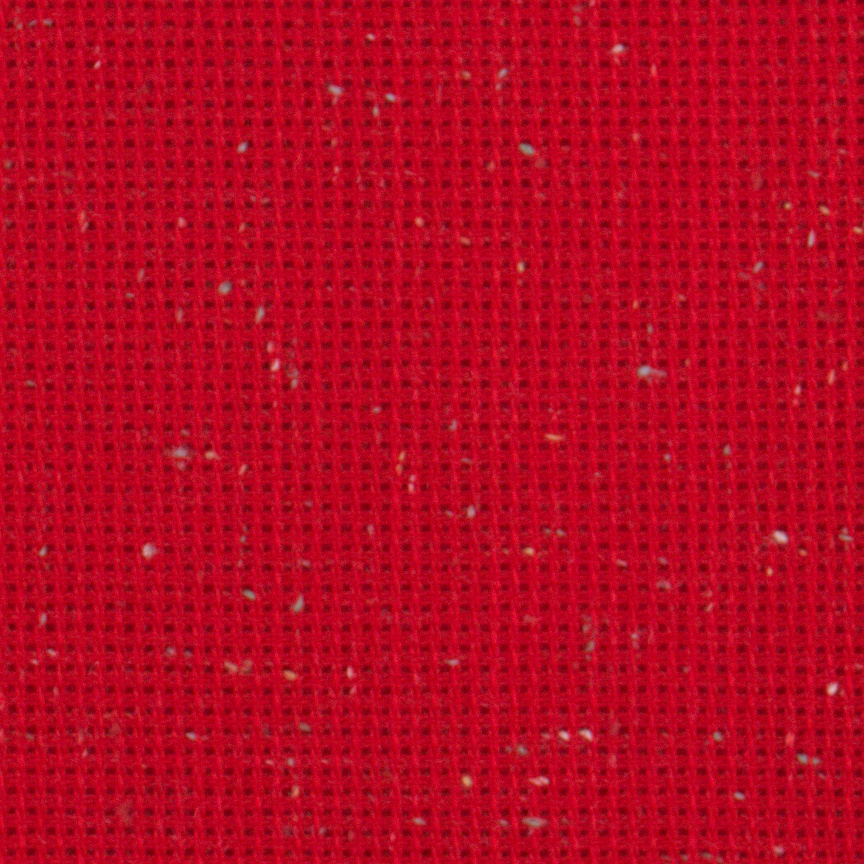 10 Count Christmas Red Heatherfield Fabric 9x13