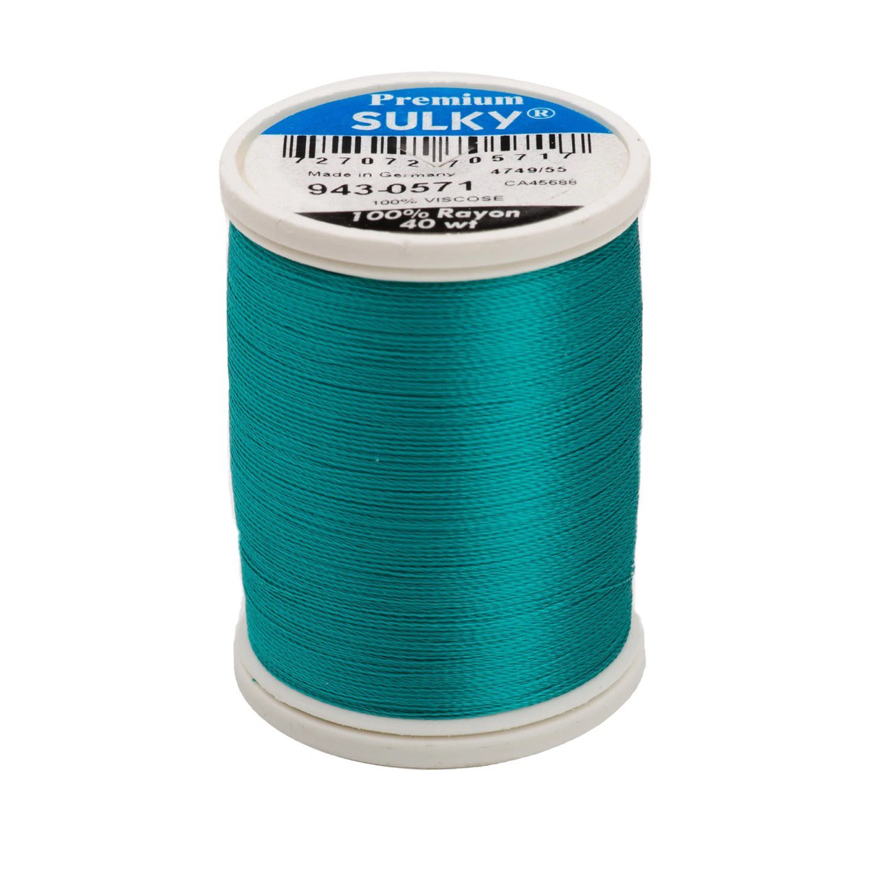 Rayon 40 wt Thread 850yds Deep Aqua 0571