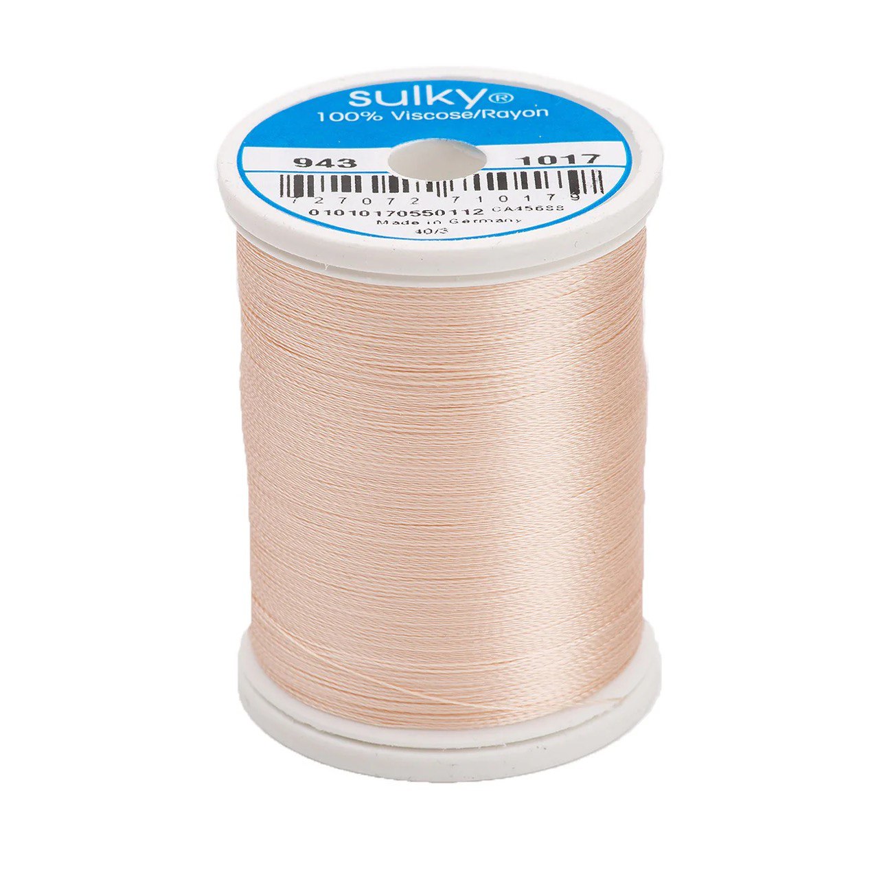 Rayon 40 wt Thread 850yds Pastel Peach 1017