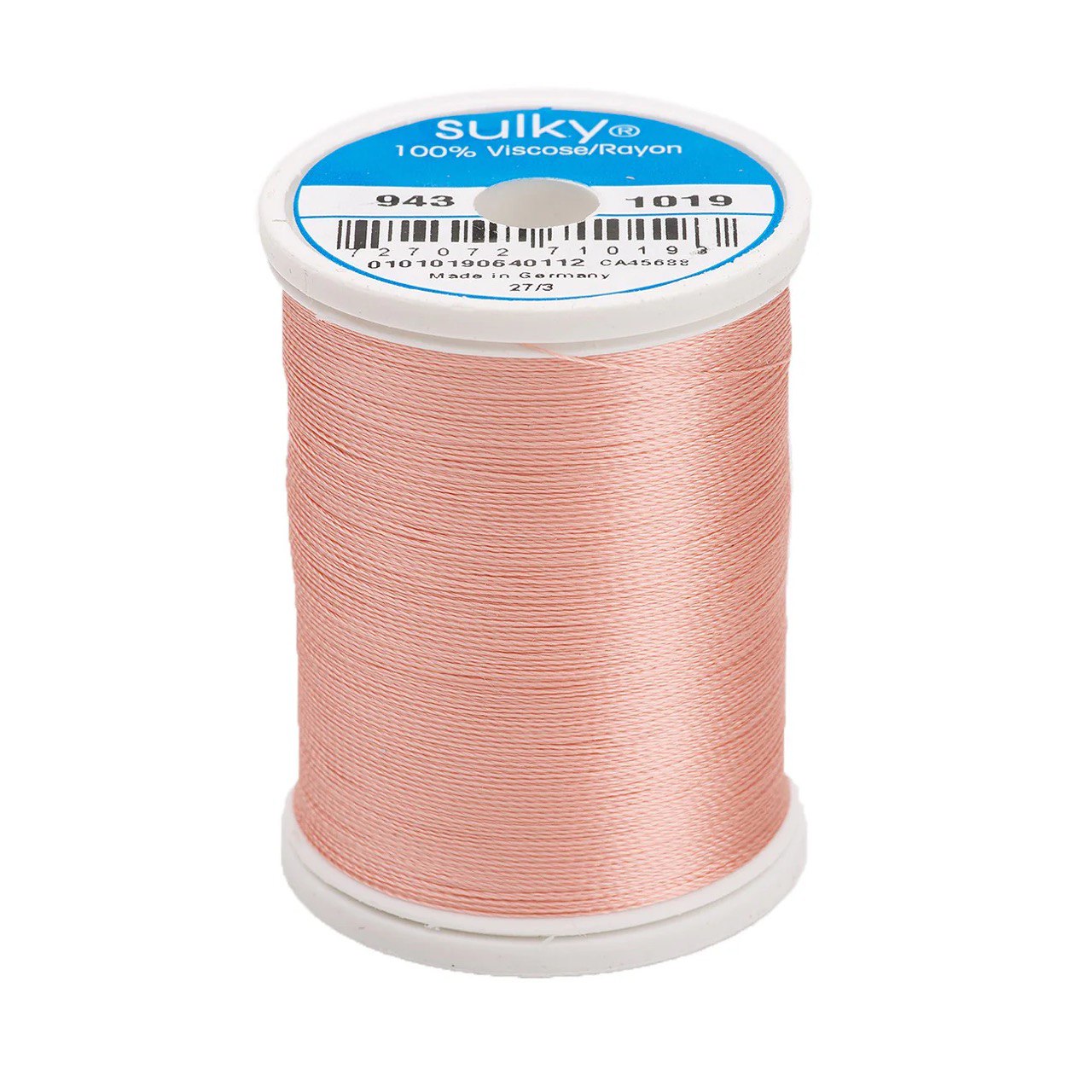 Rayon 40 wt Thread 850yds Peach 1019