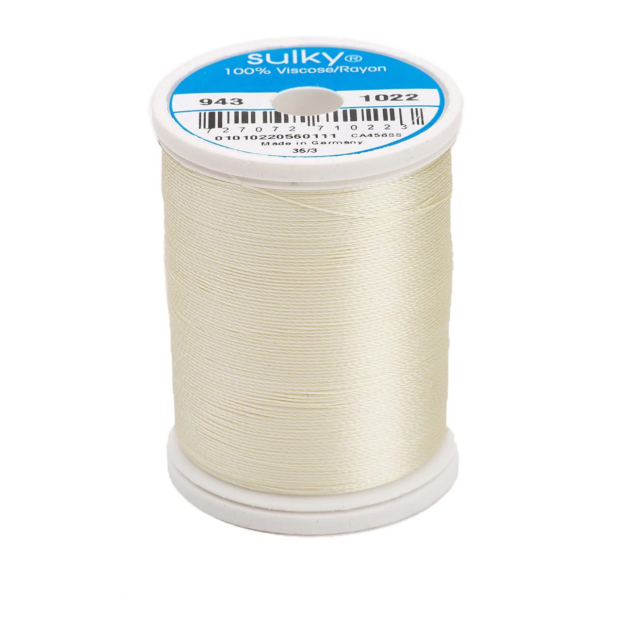 Rayon 40 wt Thread 850yds Cream 1022