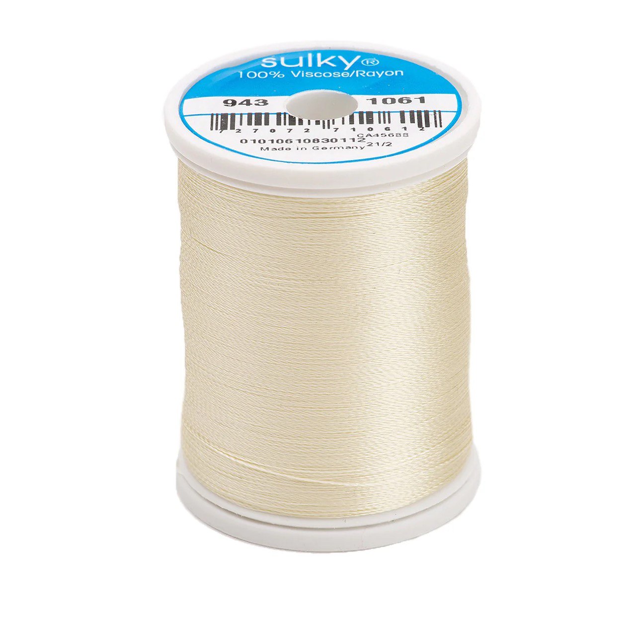 Rayon 40 wt Thread 850yds Pale Yellow 1061