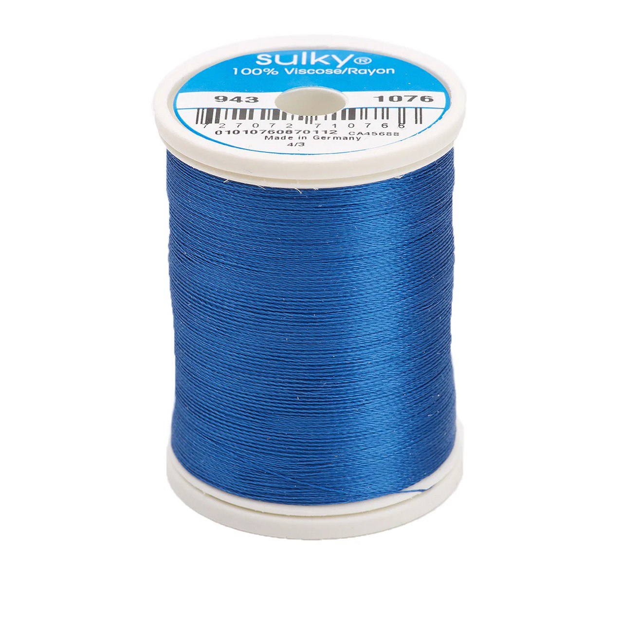 Rayon 40 wt Thread 850yds Royal Blue 1076
