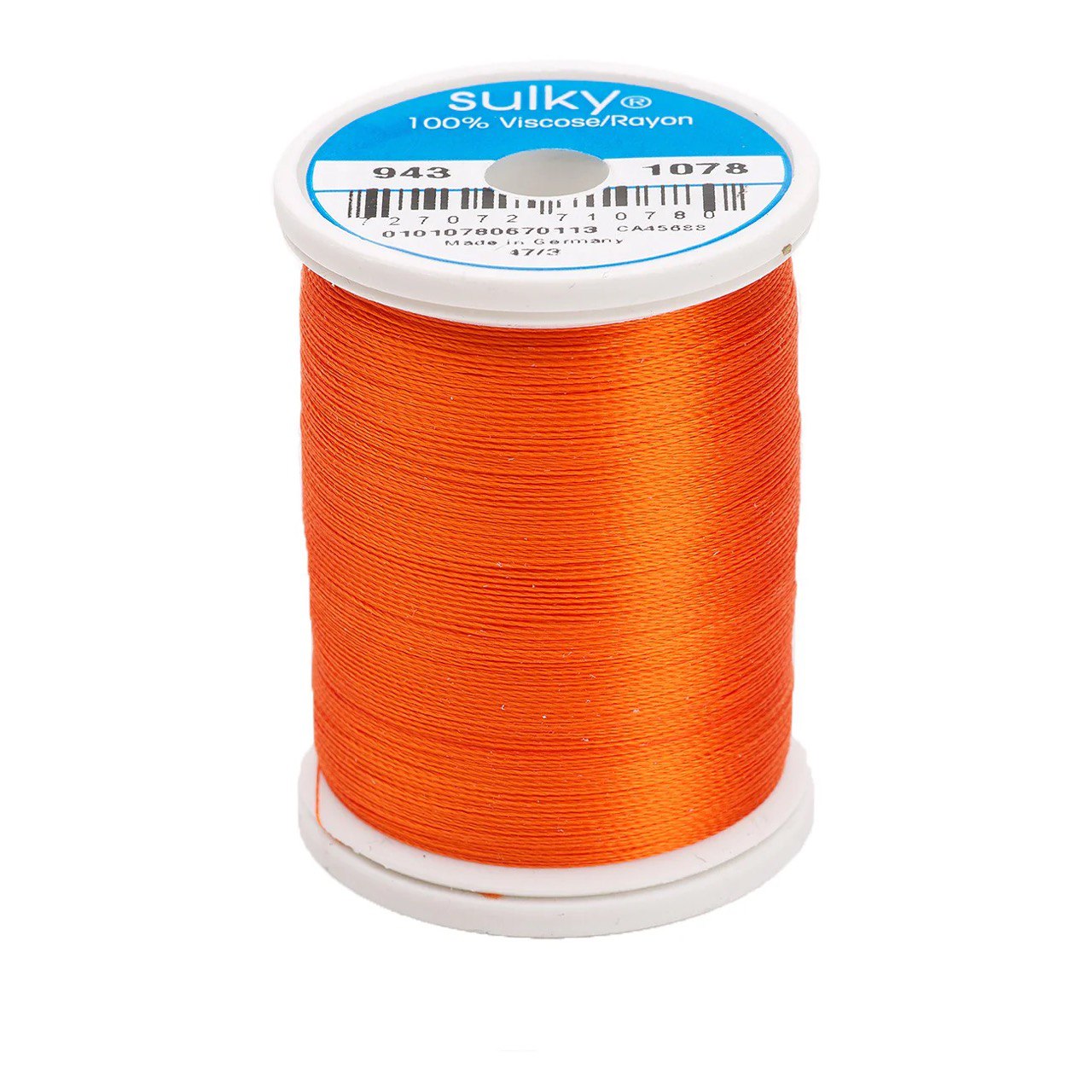 Rayon 40 wt Thread 850yds Tangerine 1078