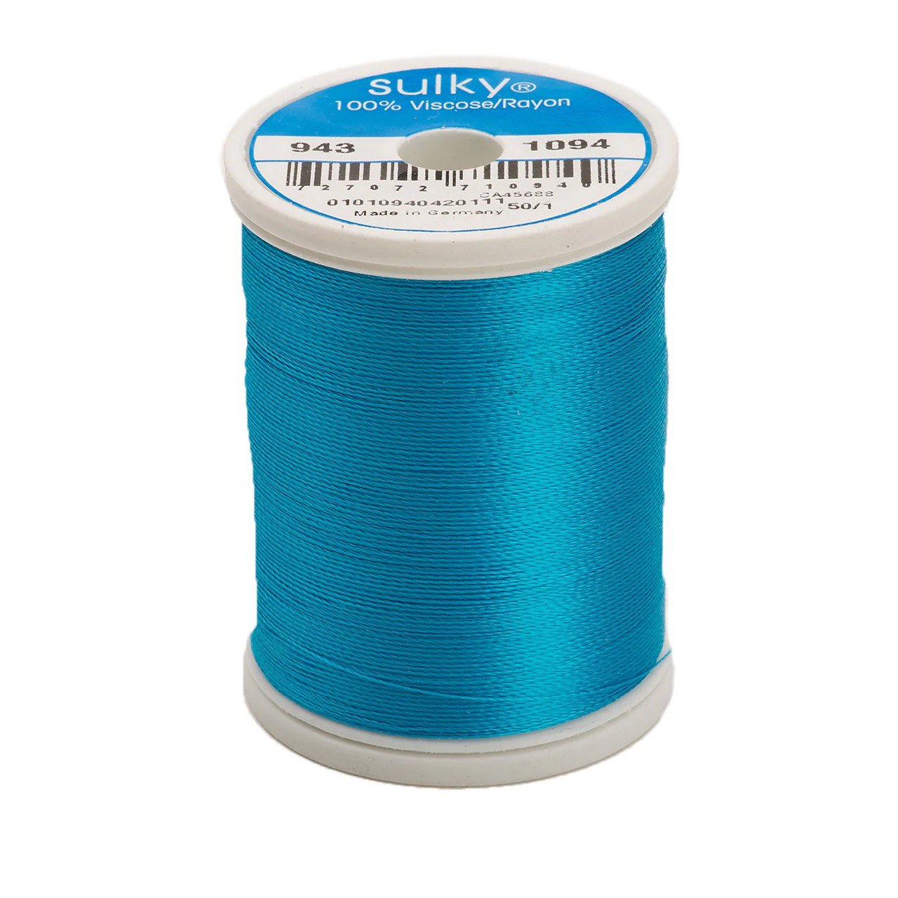 Rayon 40 wt Thread 850yds Medium Turquoise 1094