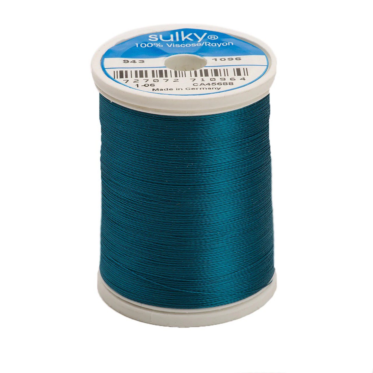 Rayon 40 wt Thread 850yds Dark Turquoise 1096