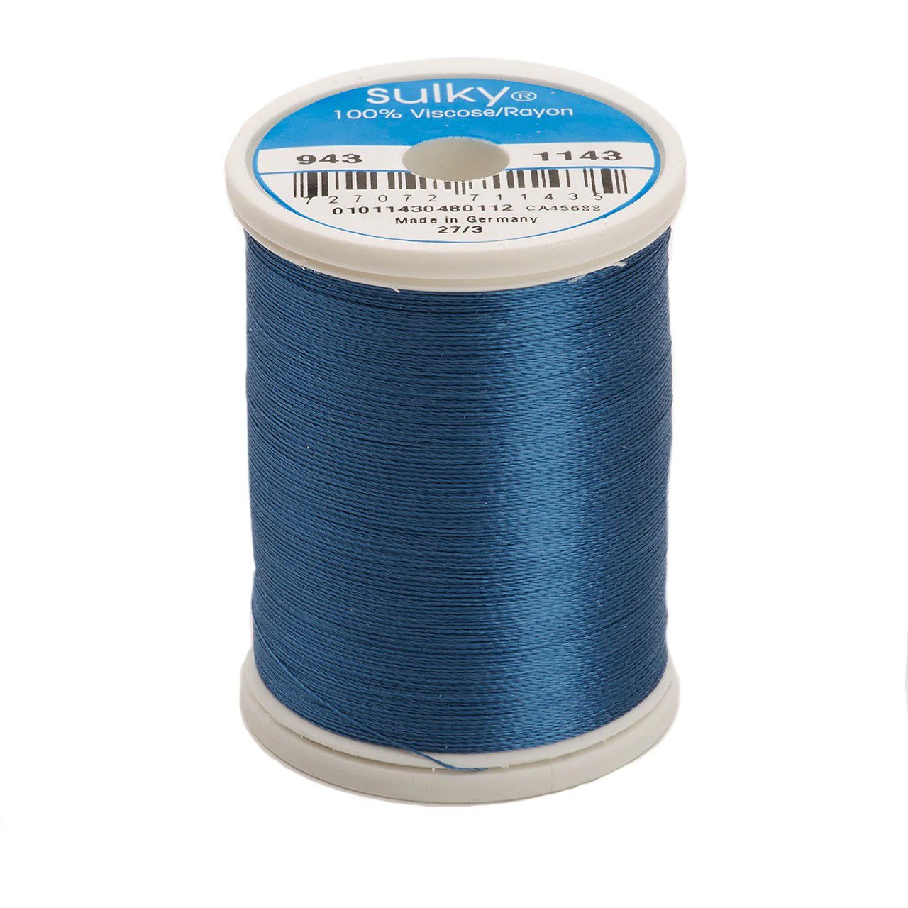Rayon 40 wt Thread 850yds True Blue 1143