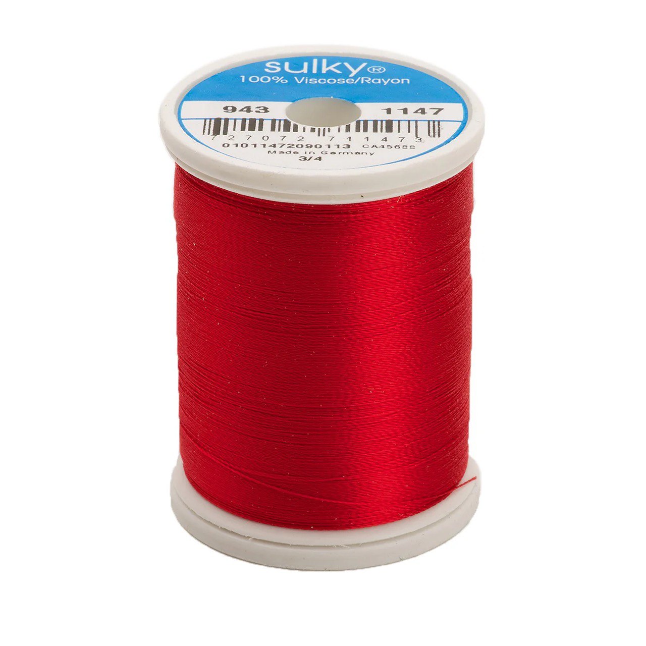 Rayon 40 wt Thread 850yds Christmas Red 1147