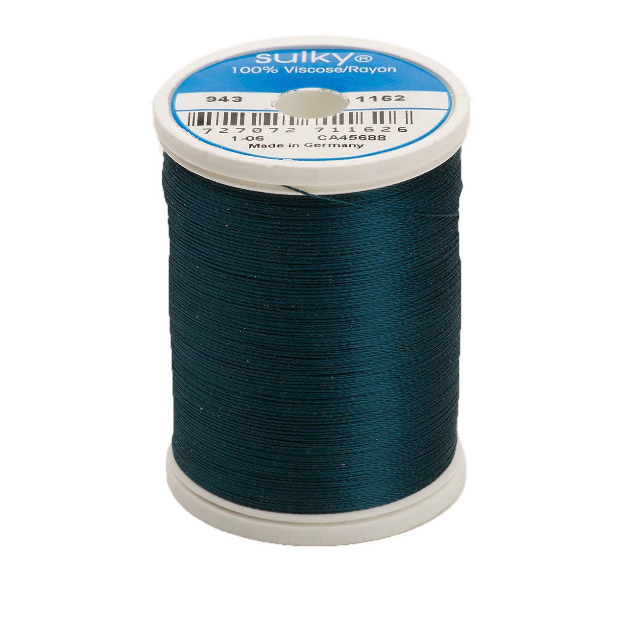 Rayon 40 wt Thread 850yds Deep Teal 1162