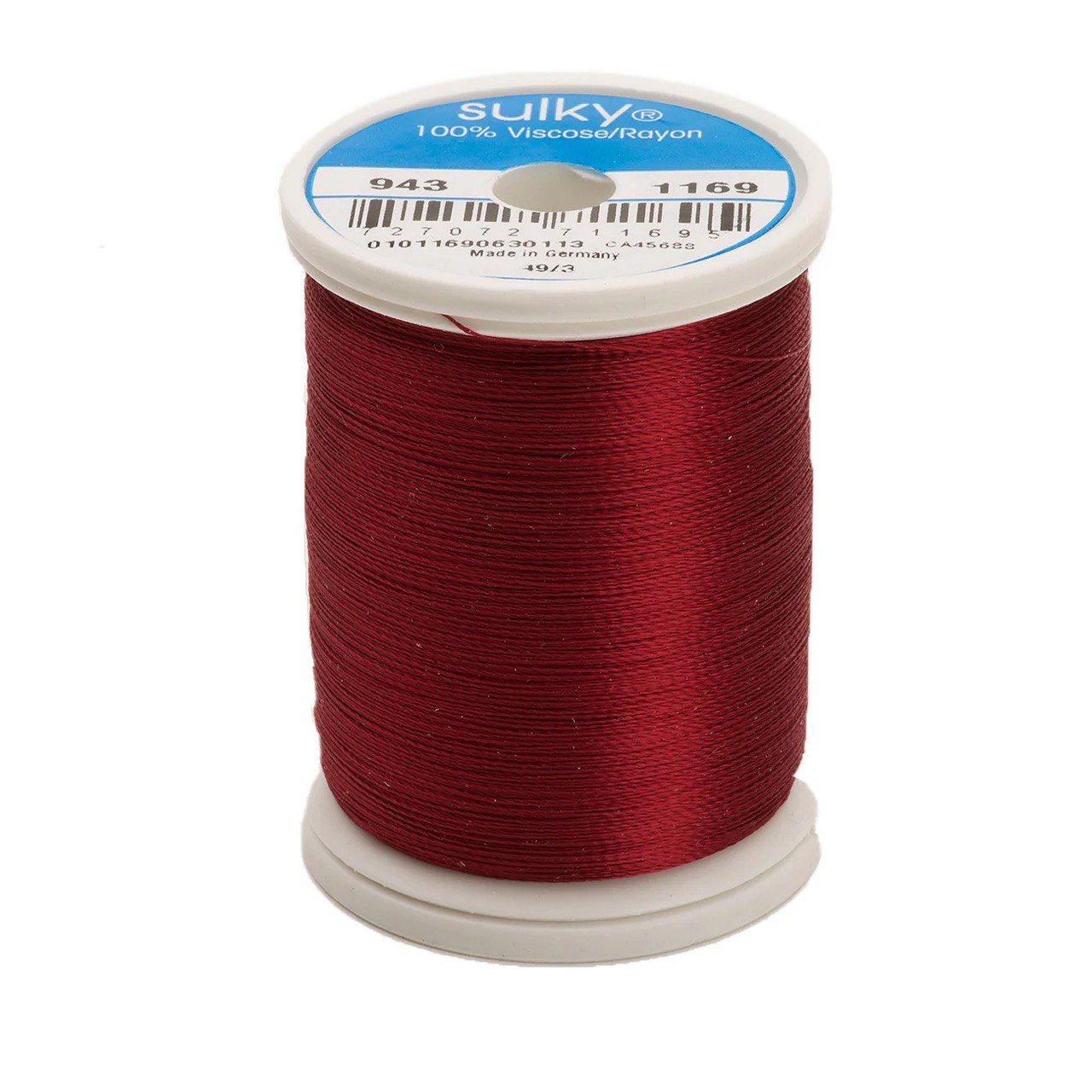 Rayon 40 wt Thread 850yds Bayberry Red 1169