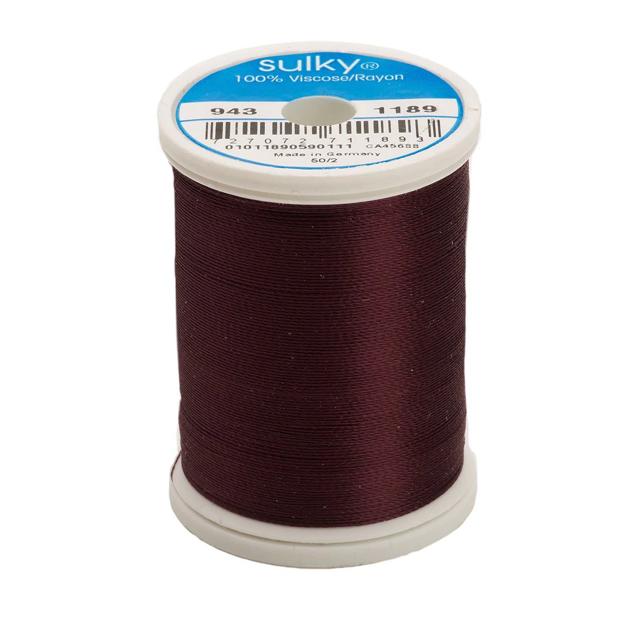 Rayon 40 wt Thread 850yds Dark Chestnut 1189
