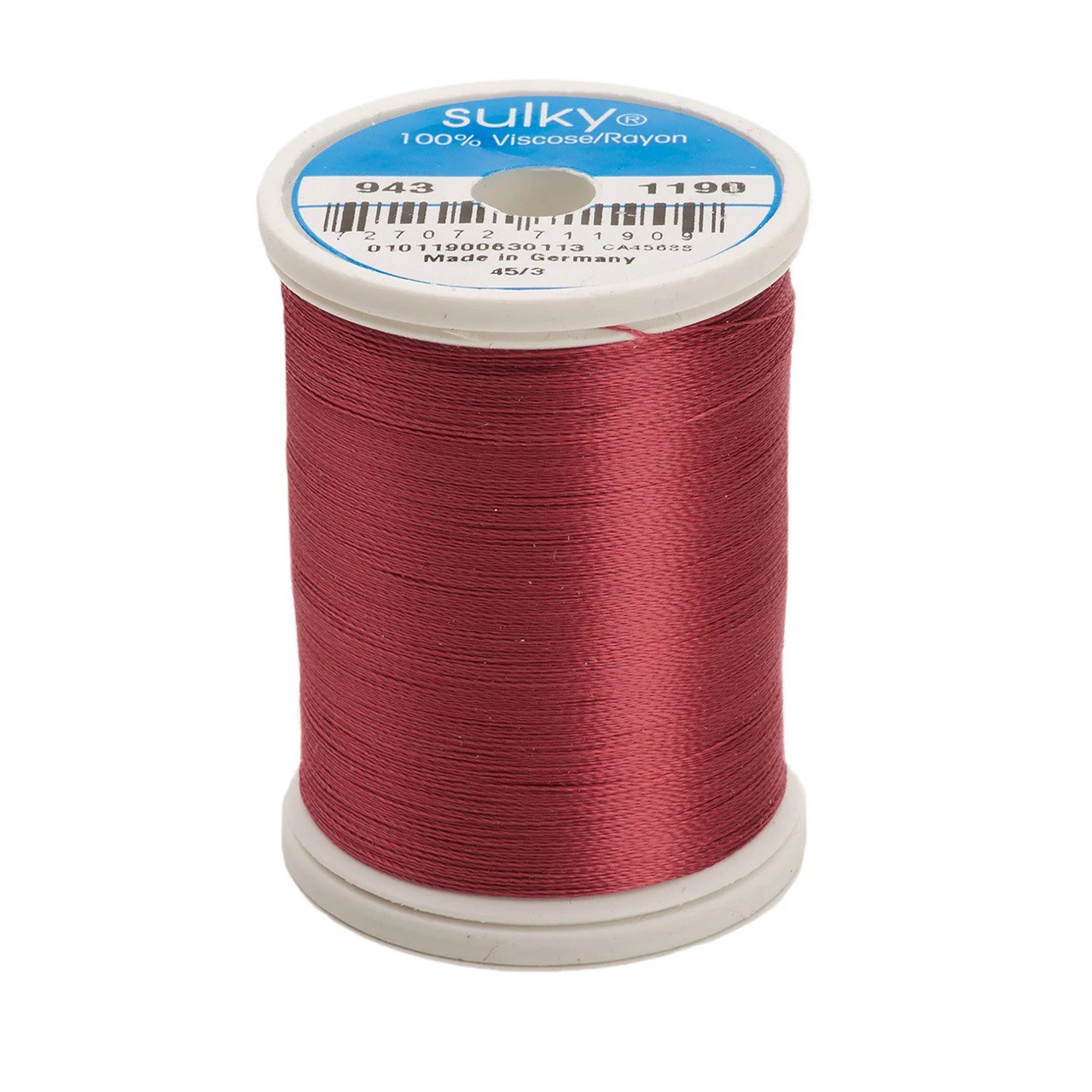 Rayon 40 wt Thread 850yds Medium Burgundy 1190