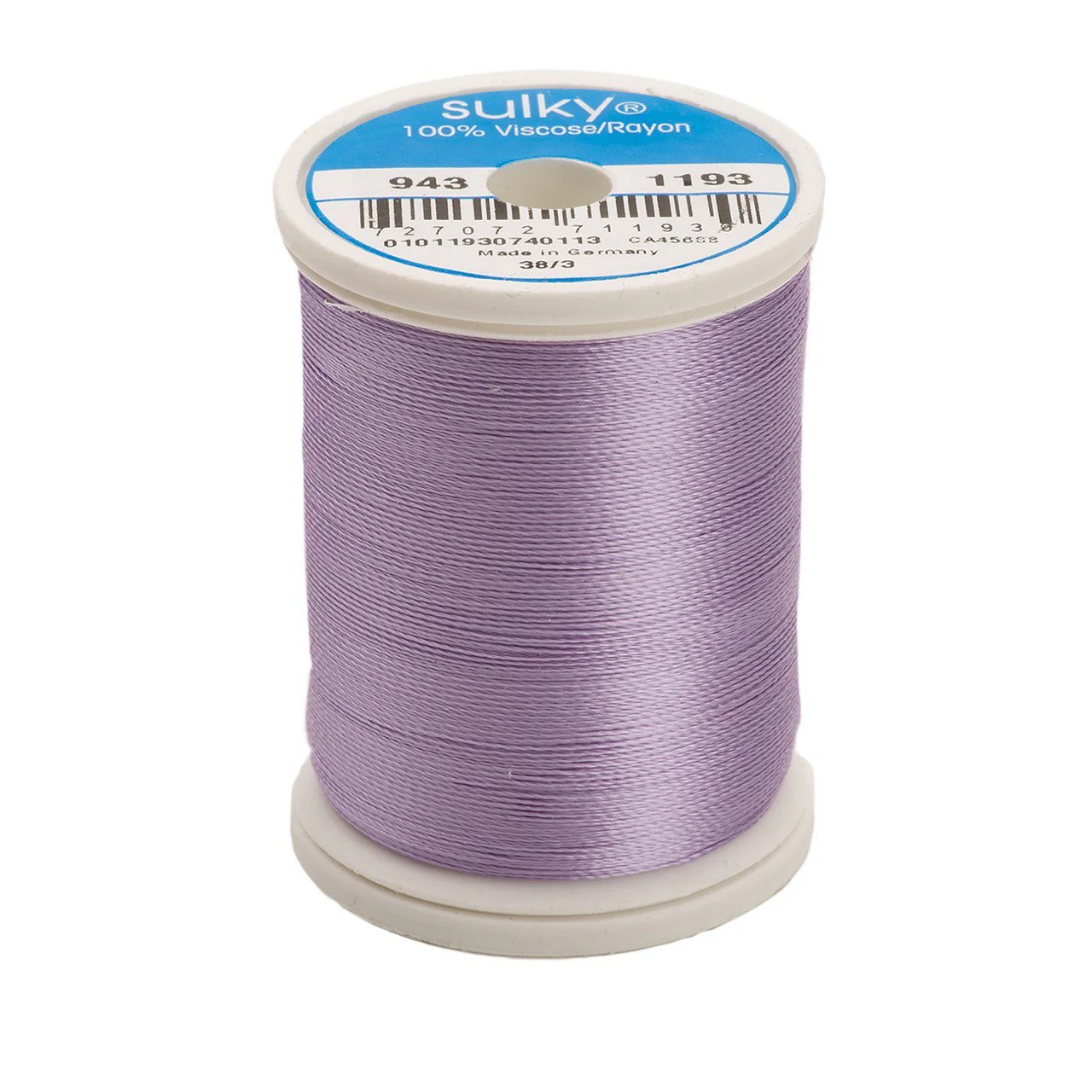 Rayon 40 wt Thread 850yds Lavender 1193