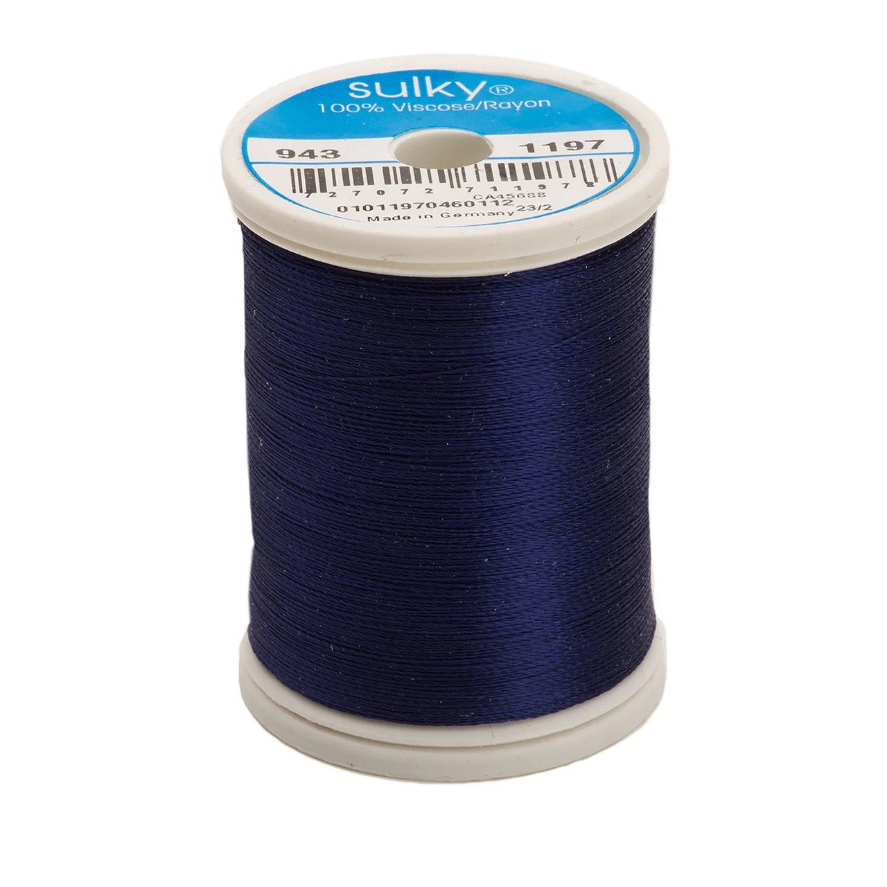 Rayon 40 wt Thread 850yds Medium Navy 1197