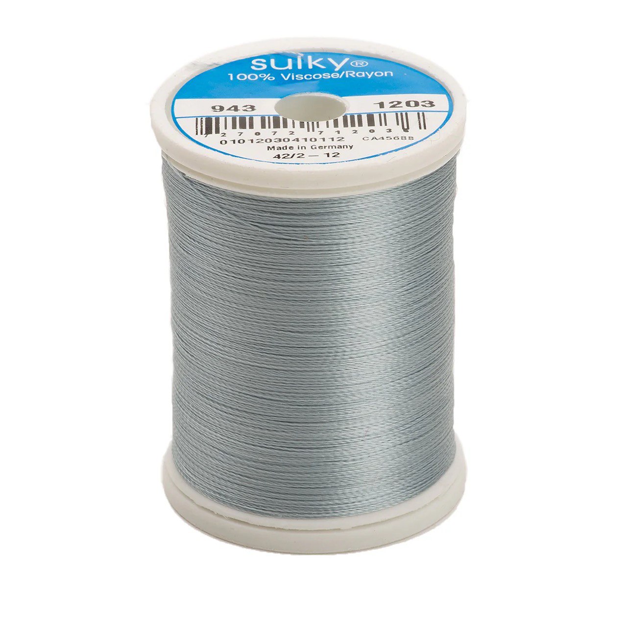 Rayon 40 wt Thread 850yds Light Weathered Blue 1203