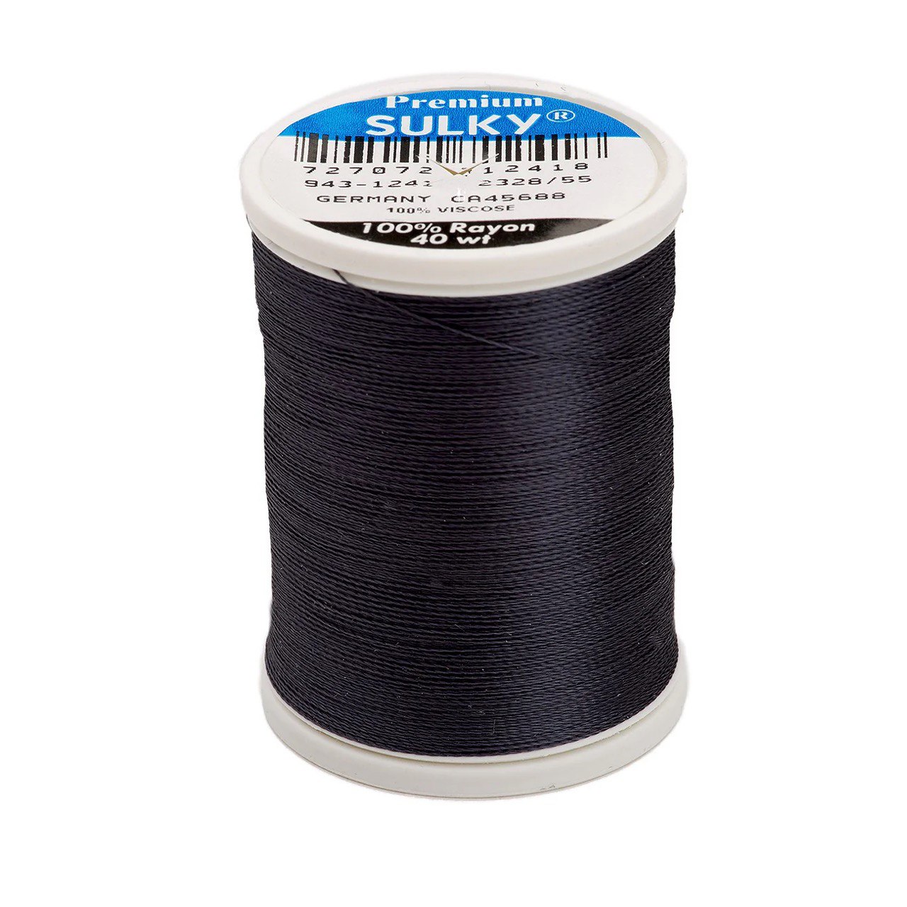 Rayon 40wt Thread 850yd Dark Ash Gray 1241
