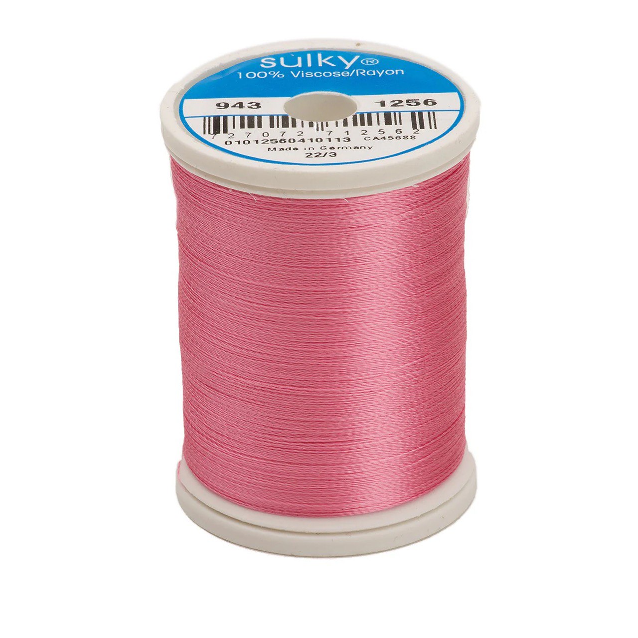 Rayon 40 wt Thread 850yds Sweet Pink 1256