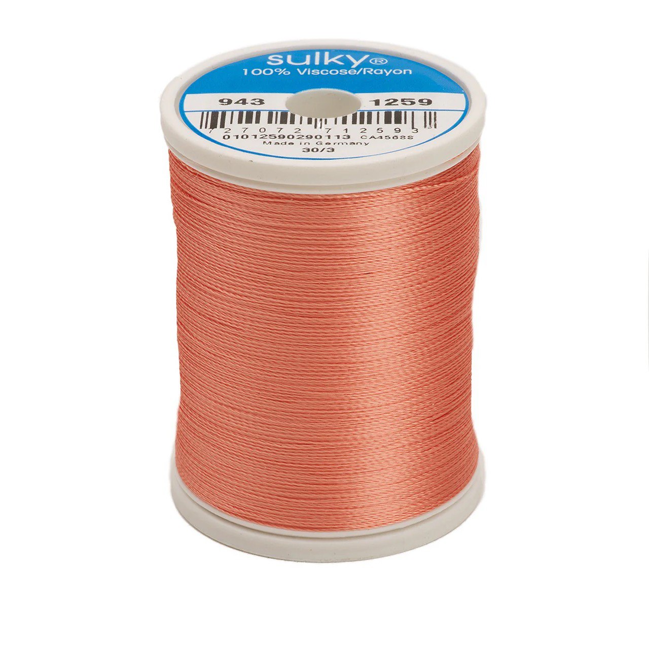 Rayon 40 wt Thread 850yds Salmon Peach 1259