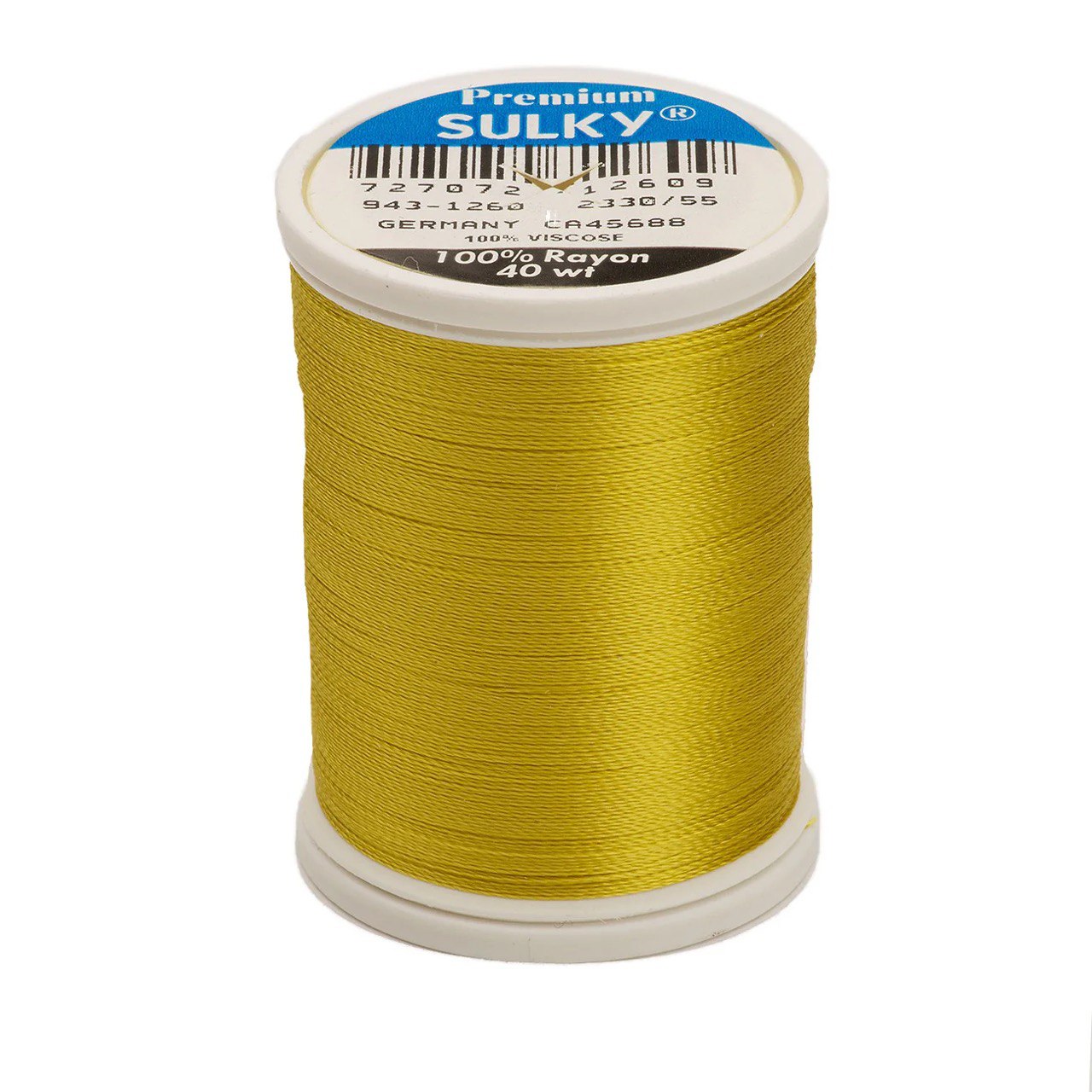 Rayon 40wt Thread 850yd Small Gold 1260