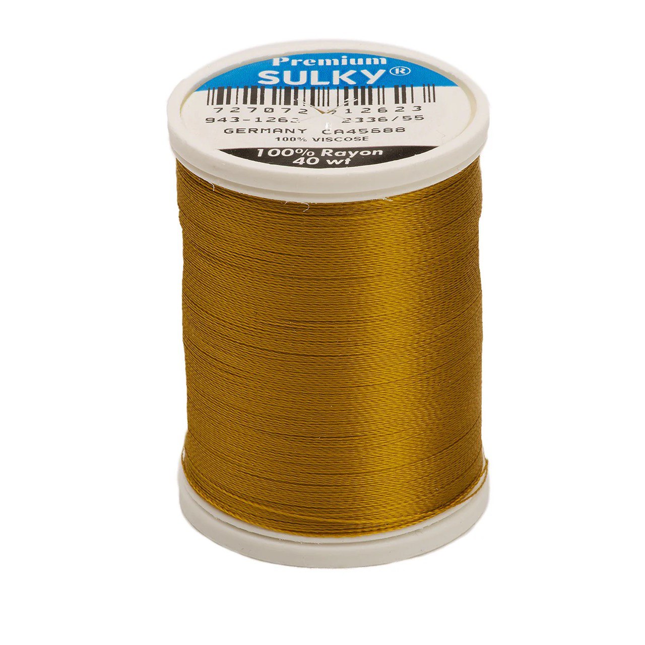 Rayon 40wt Thread 850yd Dark Gold 1262