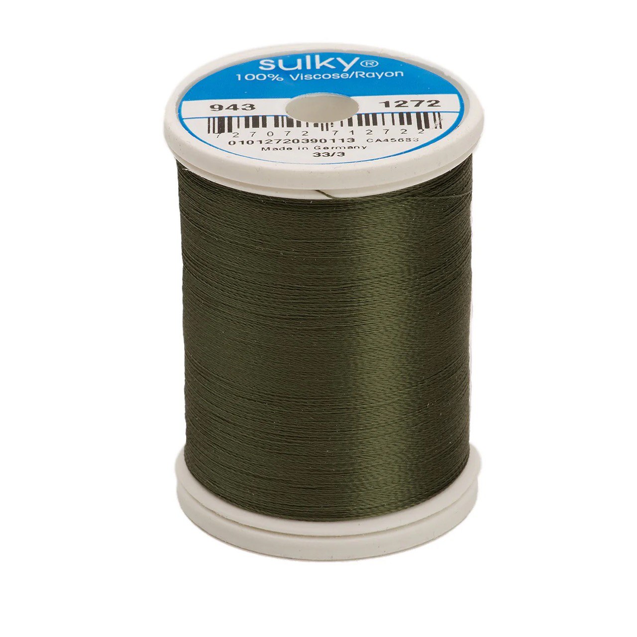 Rayon 40 wt Thread 850yds Hedge Green 1272